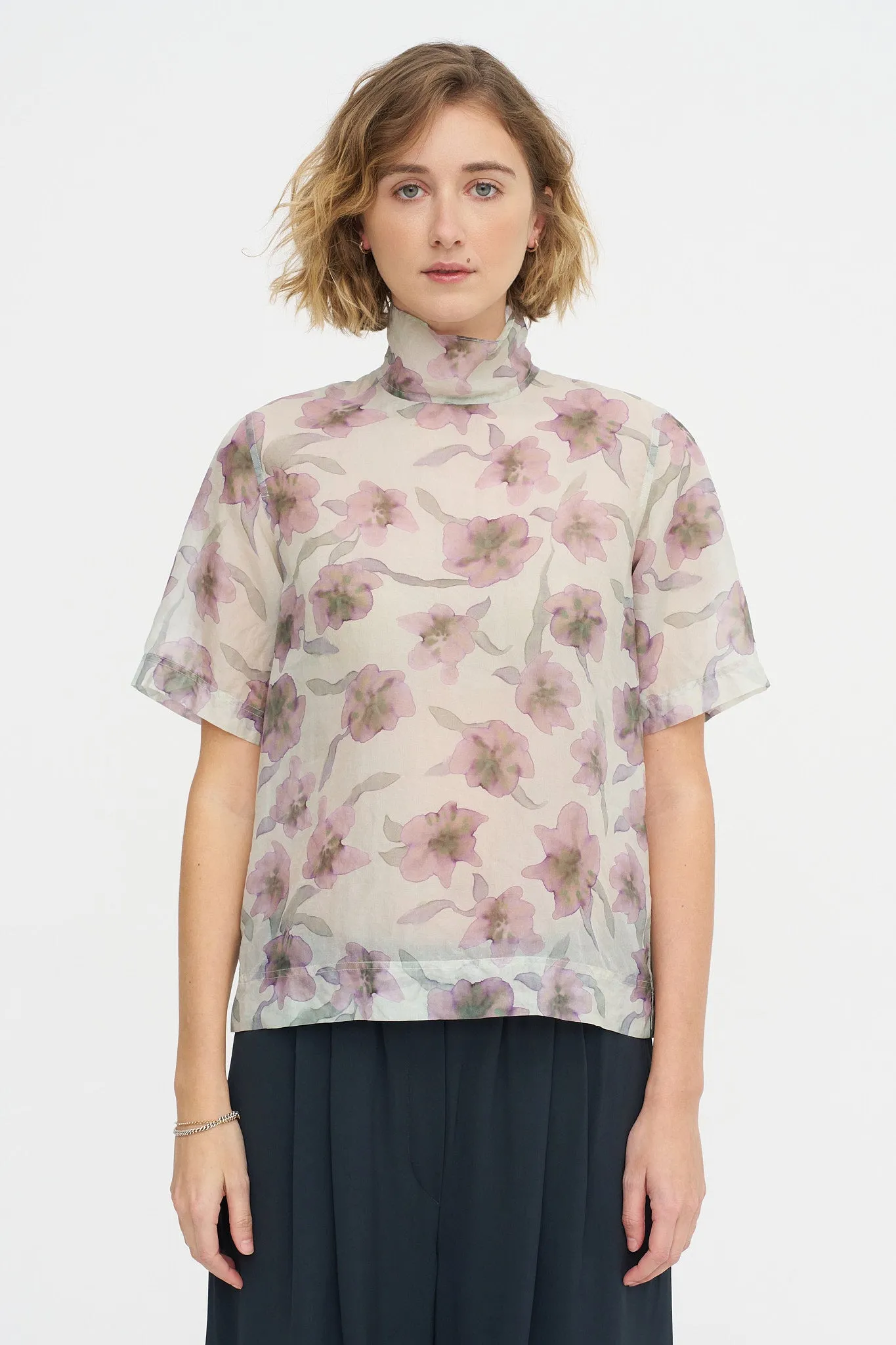 Tapulo Shirt, Mauve Ophelia sold by Kick Pleat product image thumbnail 3
