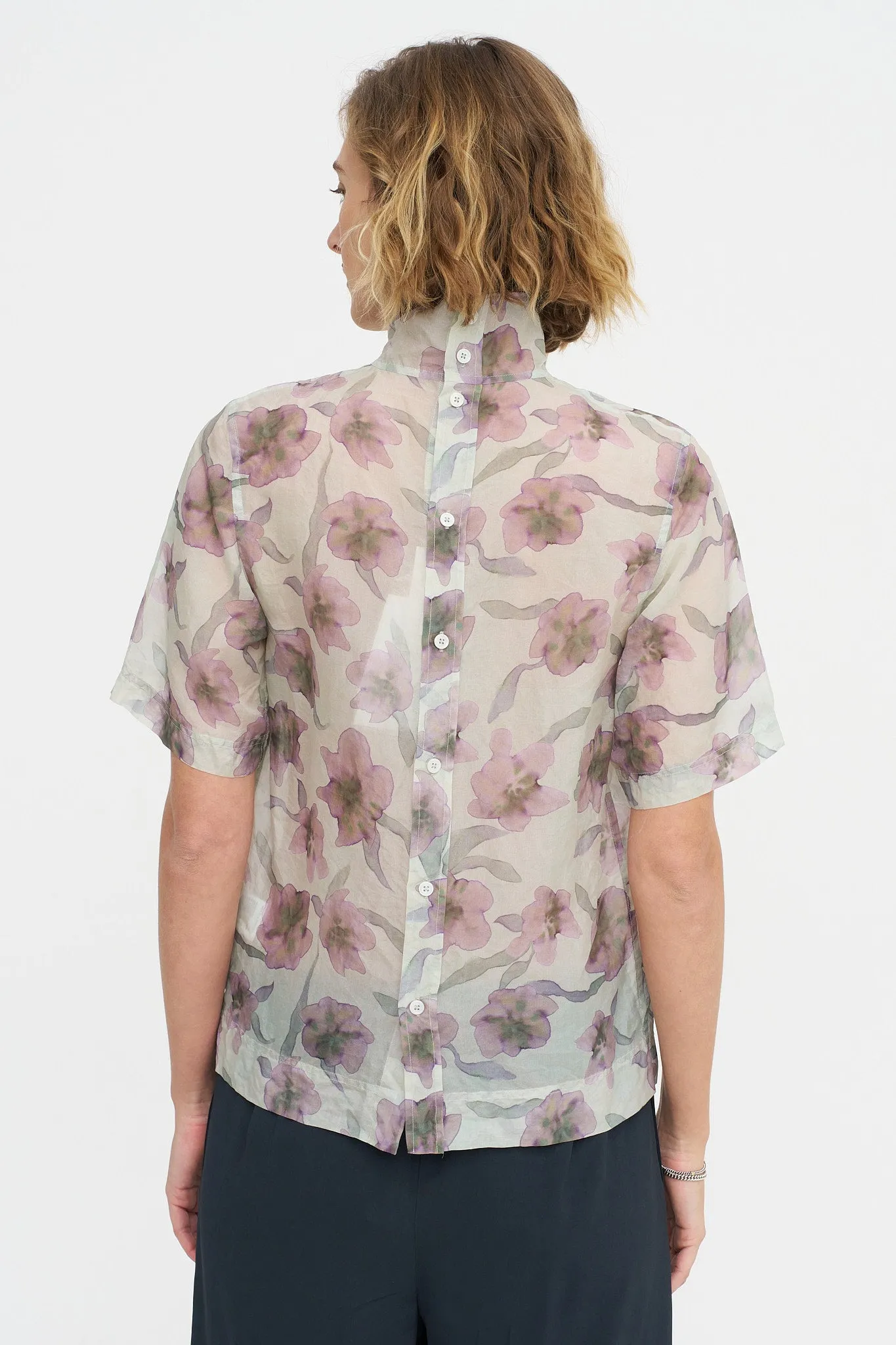 Tapulo Shirt, Mauve Ophelia sold by Kick Pleat product image thumbnail 5