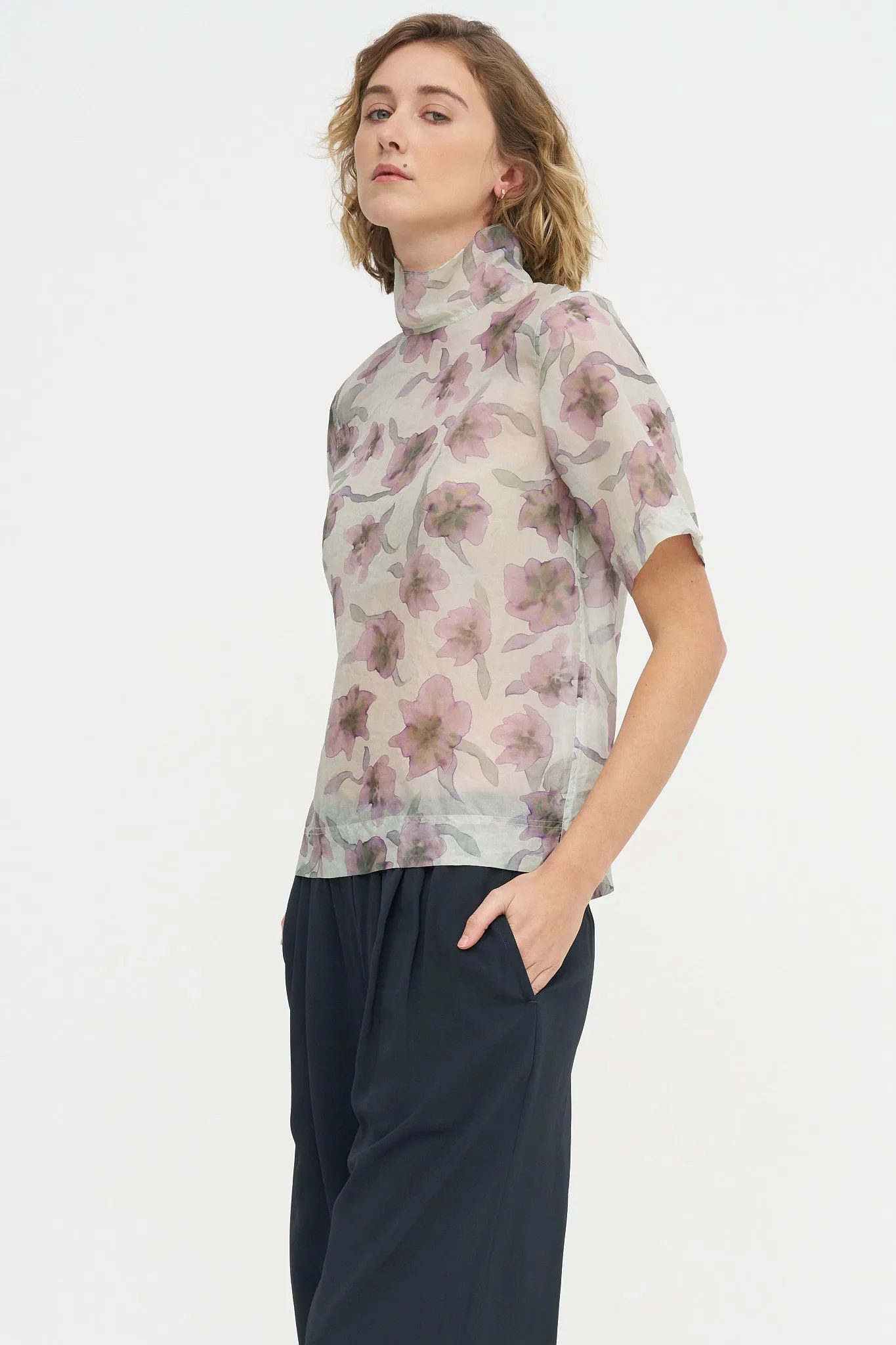Tapulo Shirt, Mauve Ophelia sold by Kick Pleat product image thumbnail 2