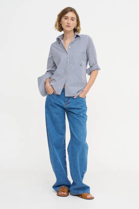 Uptown Jeans, True Blue made by Kick Pleat