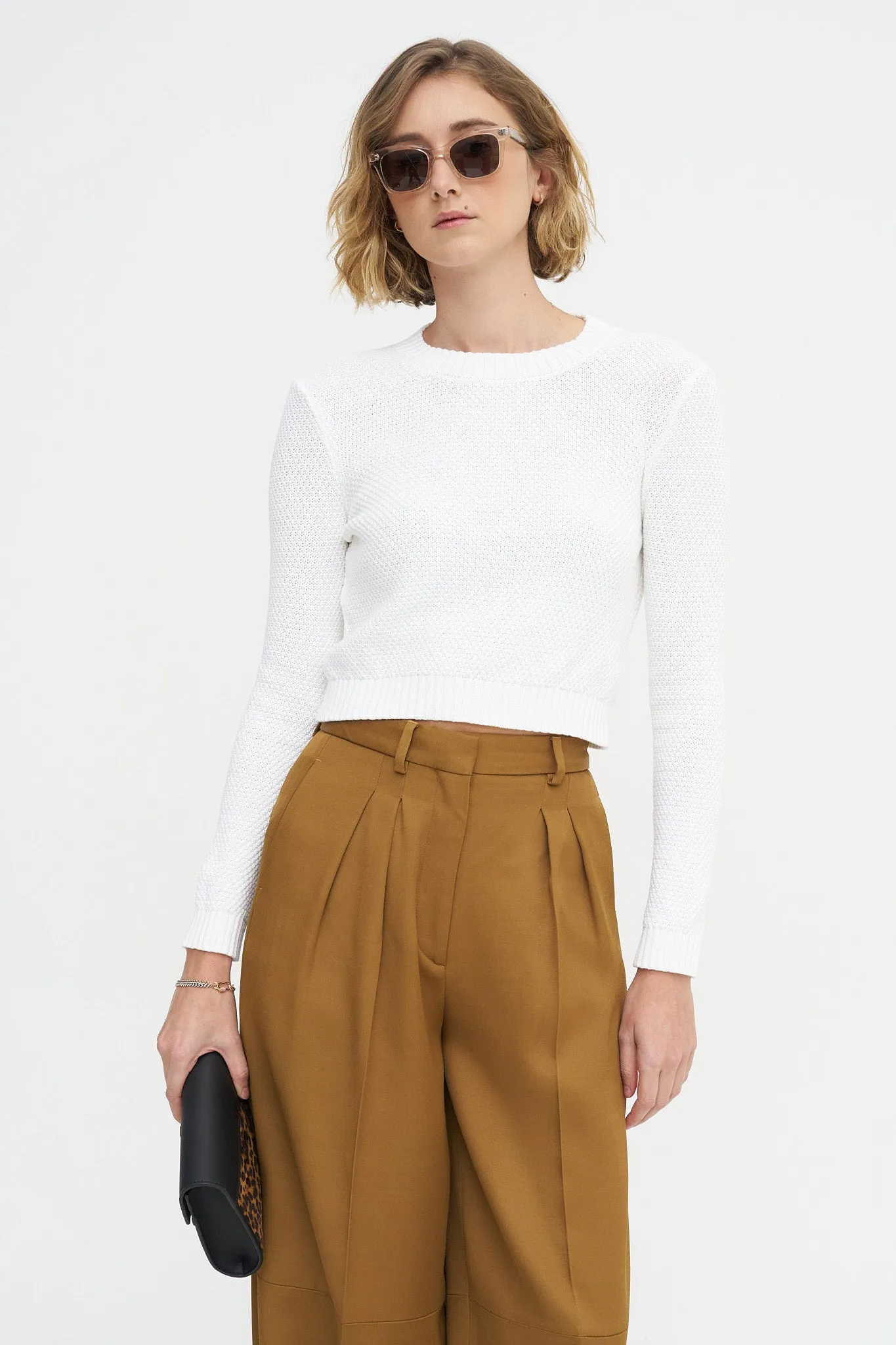 Pogo Sweater, Ivory sold by Kick Pleat