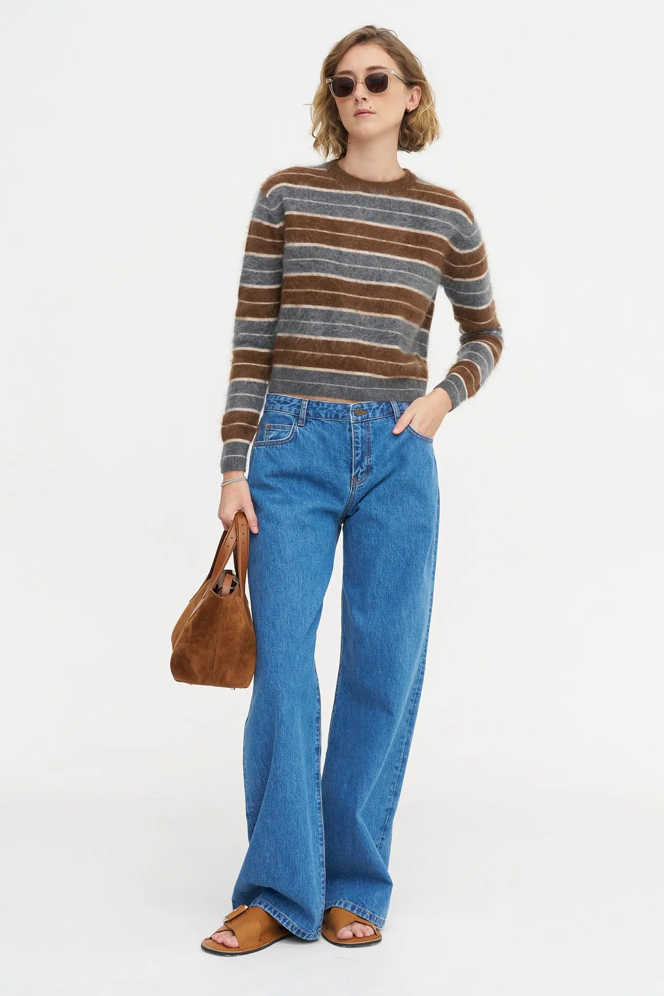 Grizzly Stripe Crew sold by Kick Pleat product image thumbnail 2