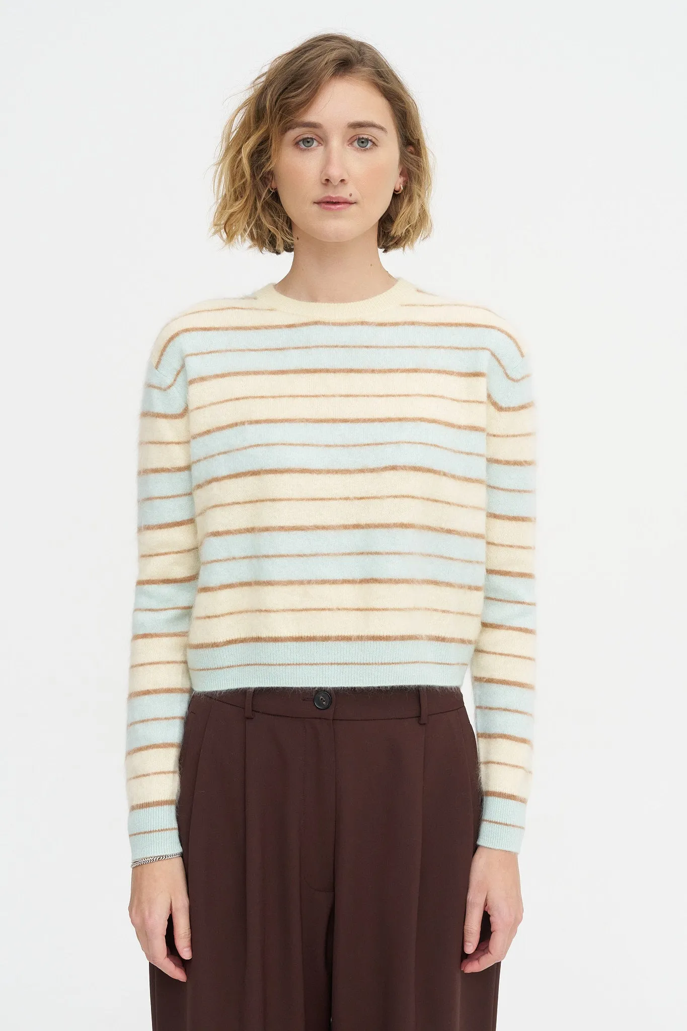 Grizzly Stripe Crew sold by Kick Pleat product image thumbnail 3