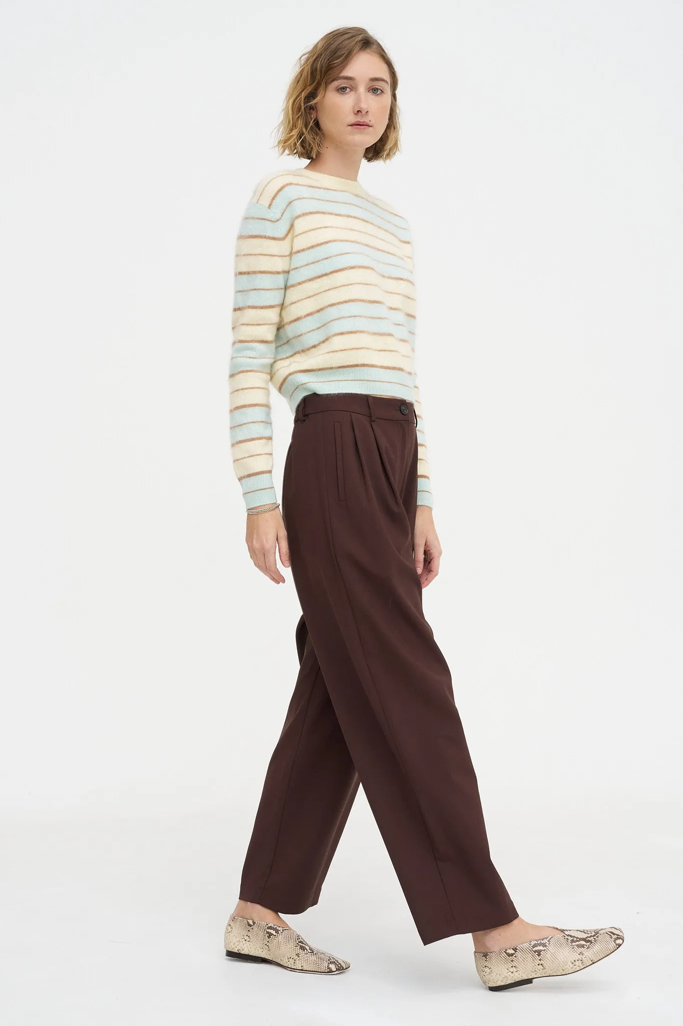 Grizzly Stripe Crew sold by Kick Pleat