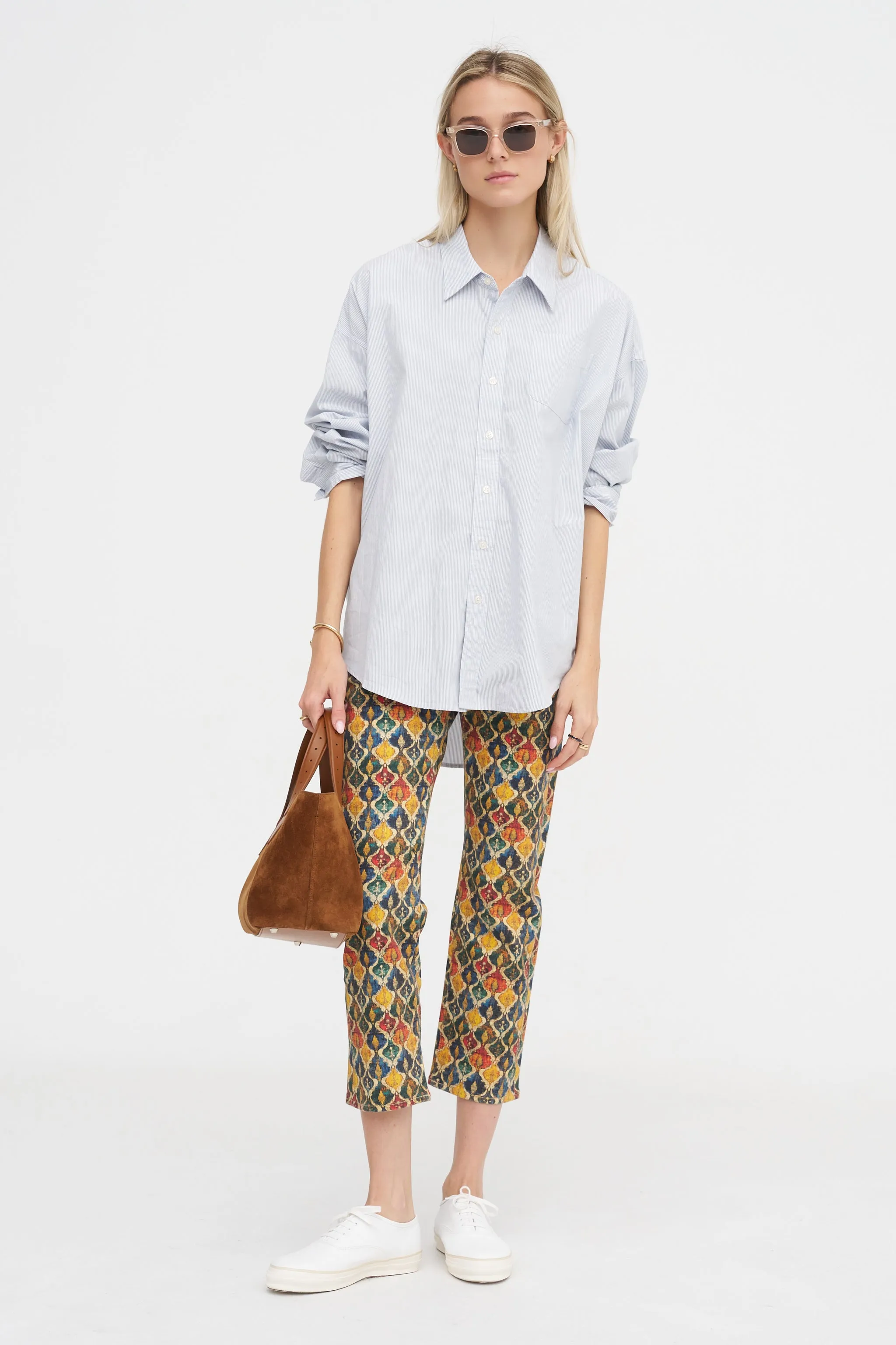 Boy Straight, Gold Orange Ikat sold by Kick Pleat