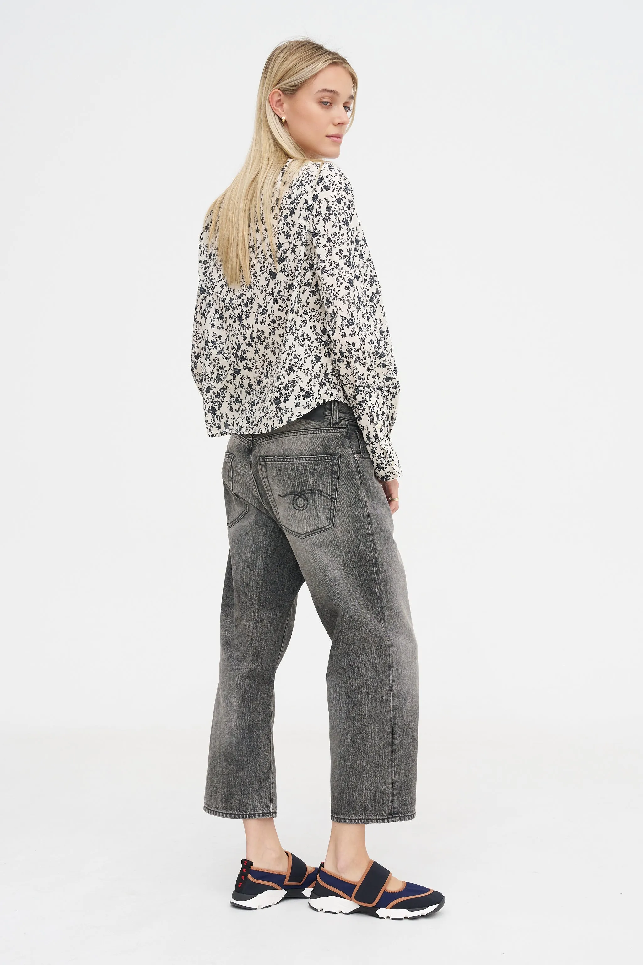 Pleated Tuxedo Front Shirt, Black Floral sold by Kick Pleat product image thumbnail 5