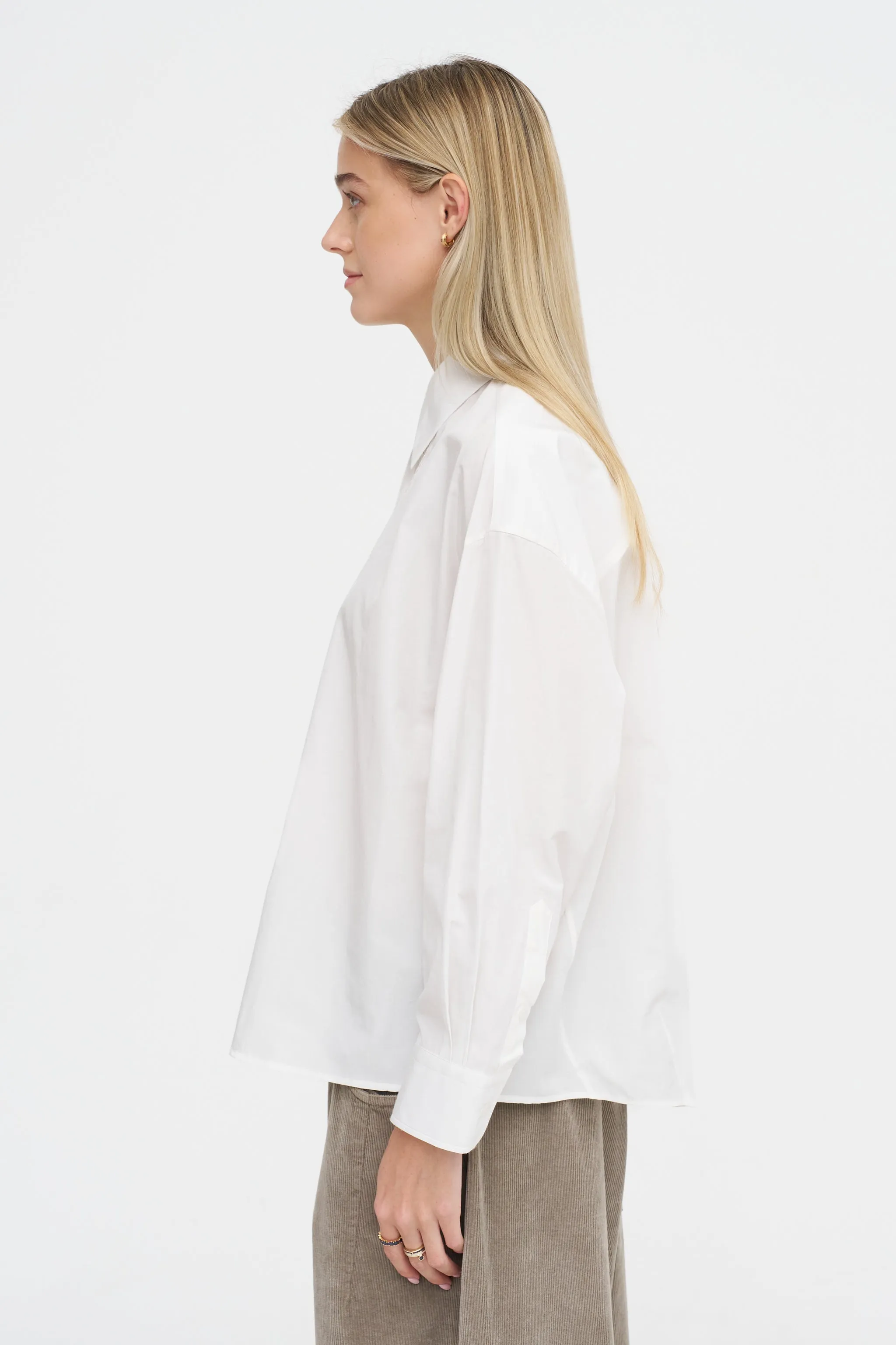 Lace Shirt, White sold by Kick Pleat product image thumbnail 3