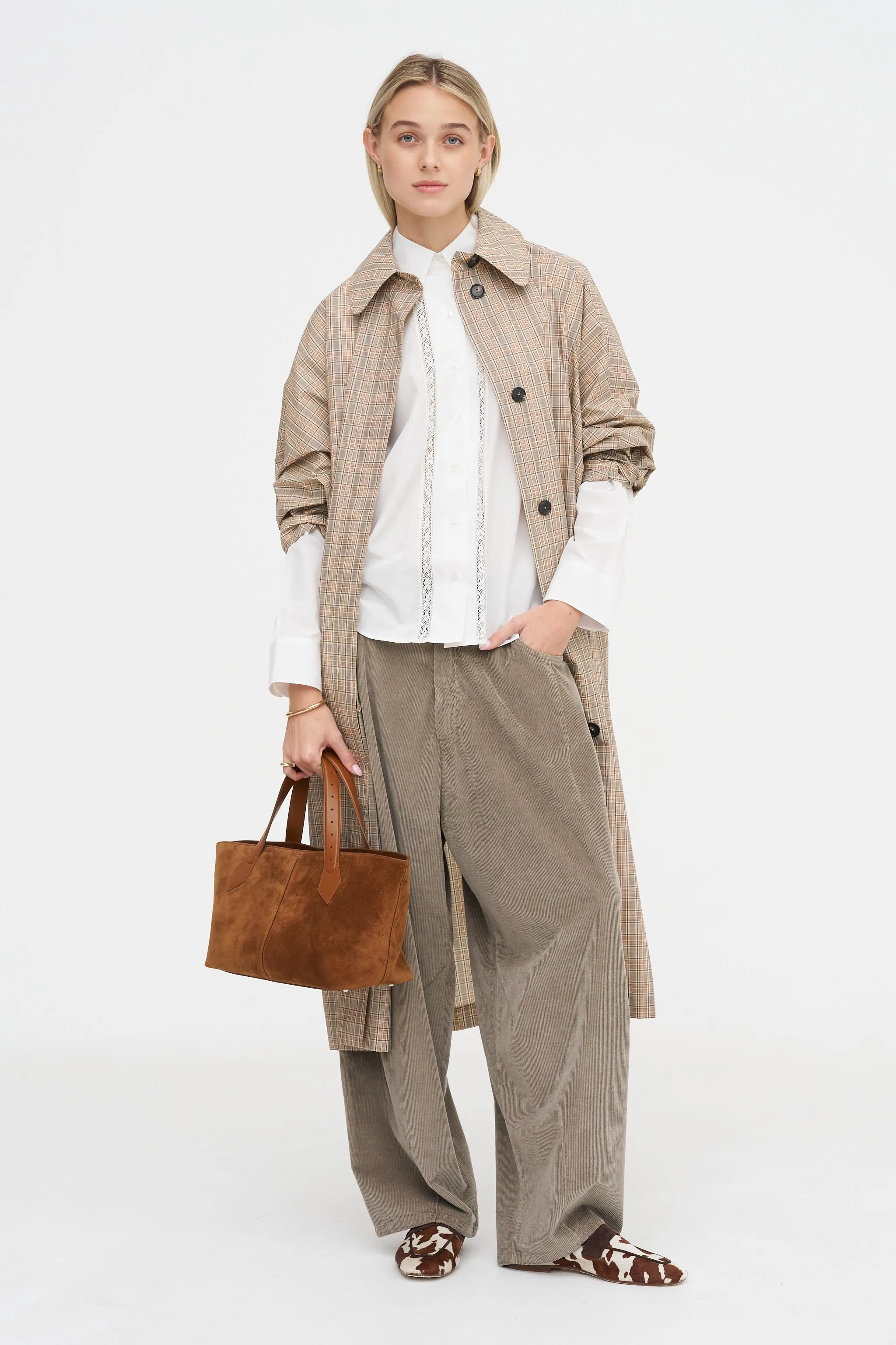 Lace Shirt, White sold by Kick Pleat product image thumbnail 5