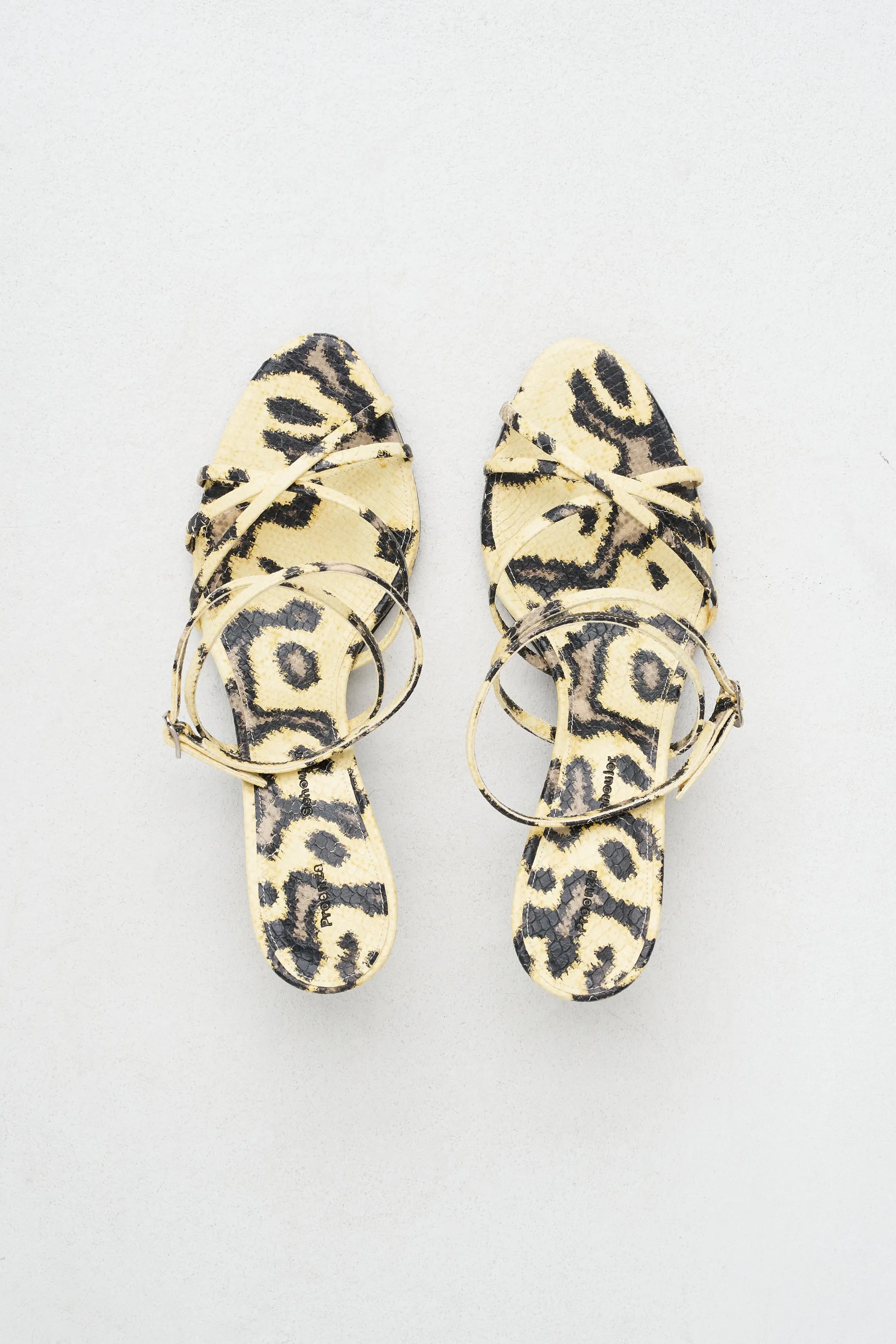 Uma Ankle Strap Sandals, Resin Multi sold by Kick Pleat product image thumbnail 4