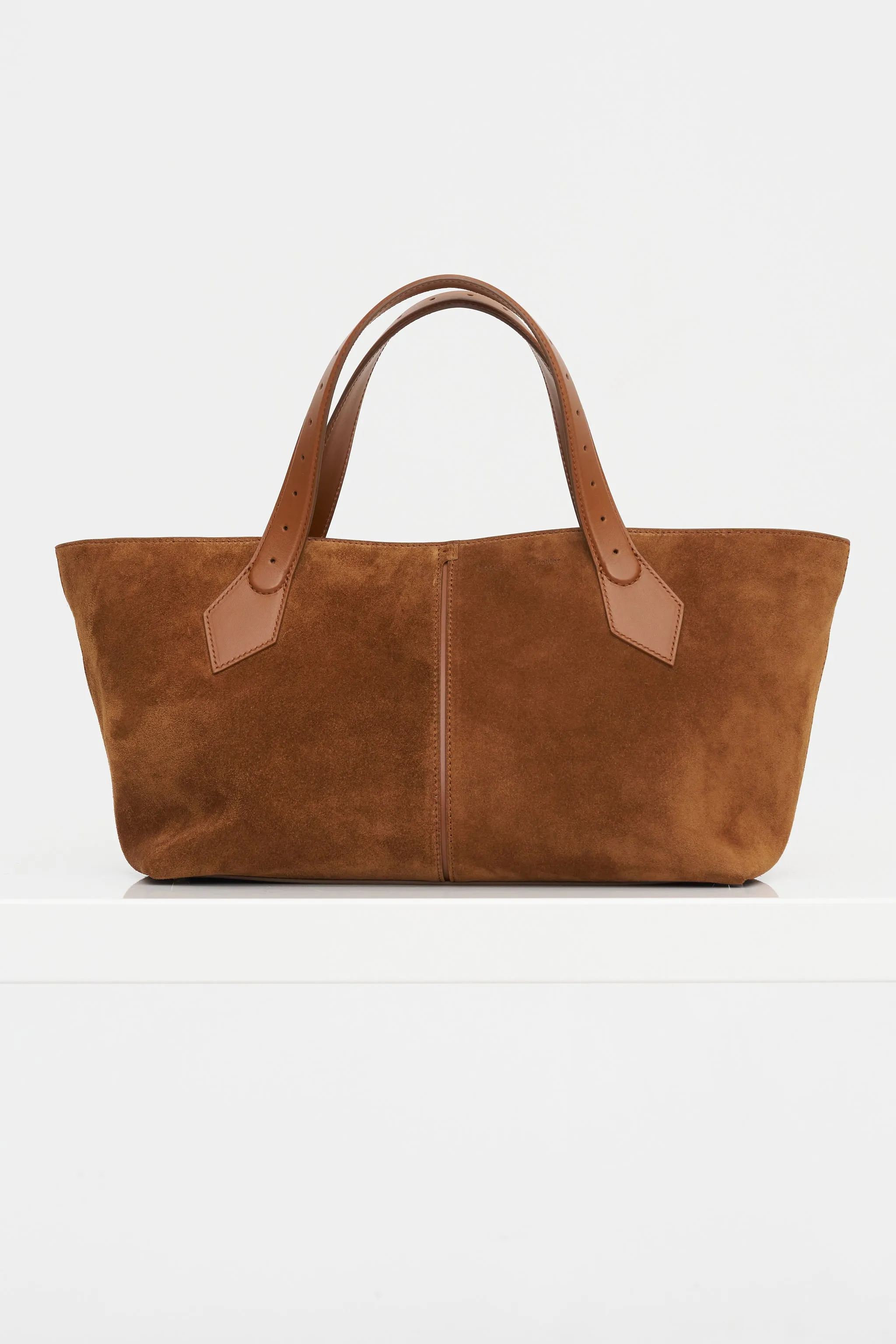 East West Chelsea Tote, Saddle sold by Kick Pleat product image thumbnail 4