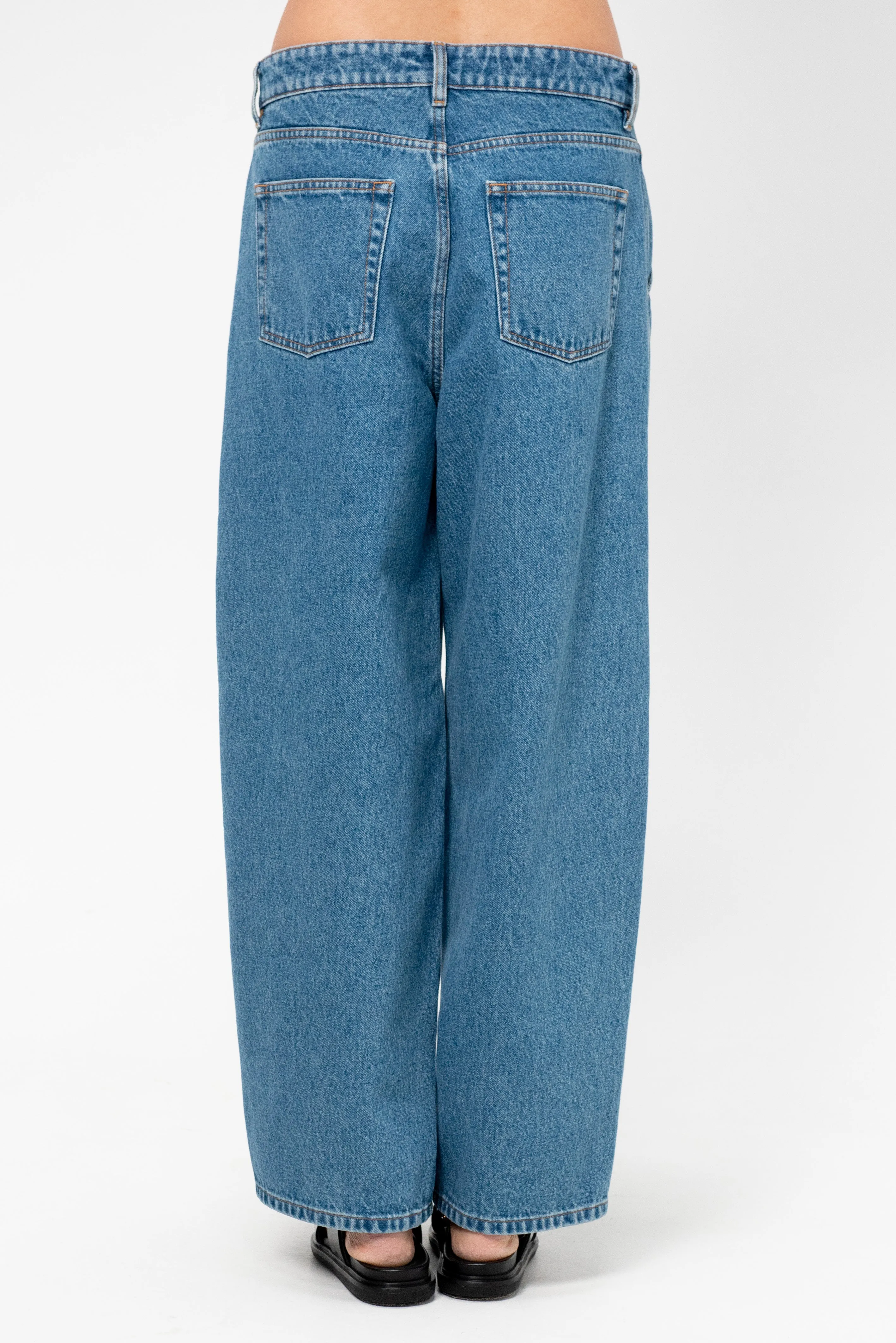 Denim Pants, Blue Stone Beach sold by Kick Pleat product image thumbnail 4