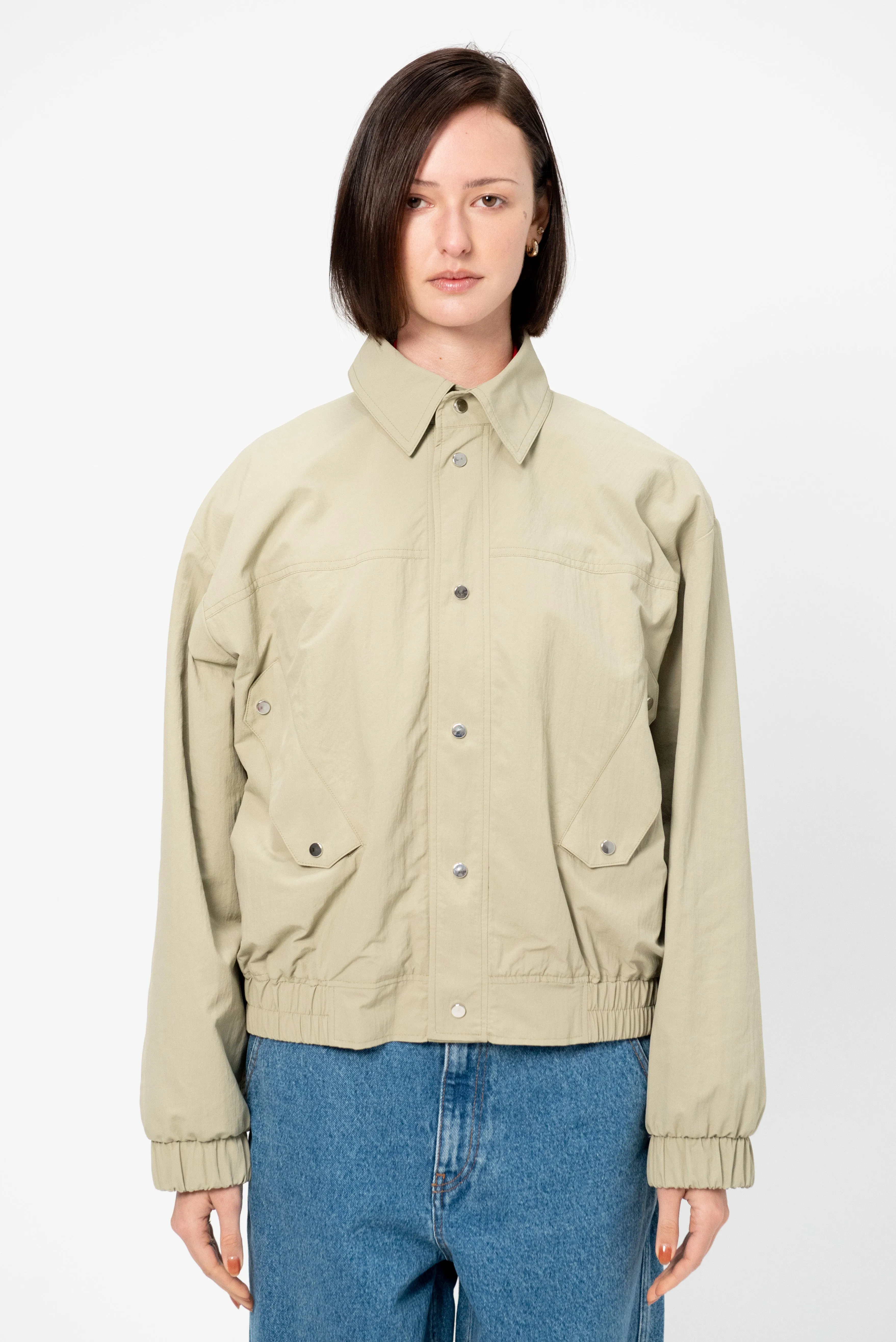 Bomber Jacket, Sage Green sold by Kick Pleat product image thumbnail 2