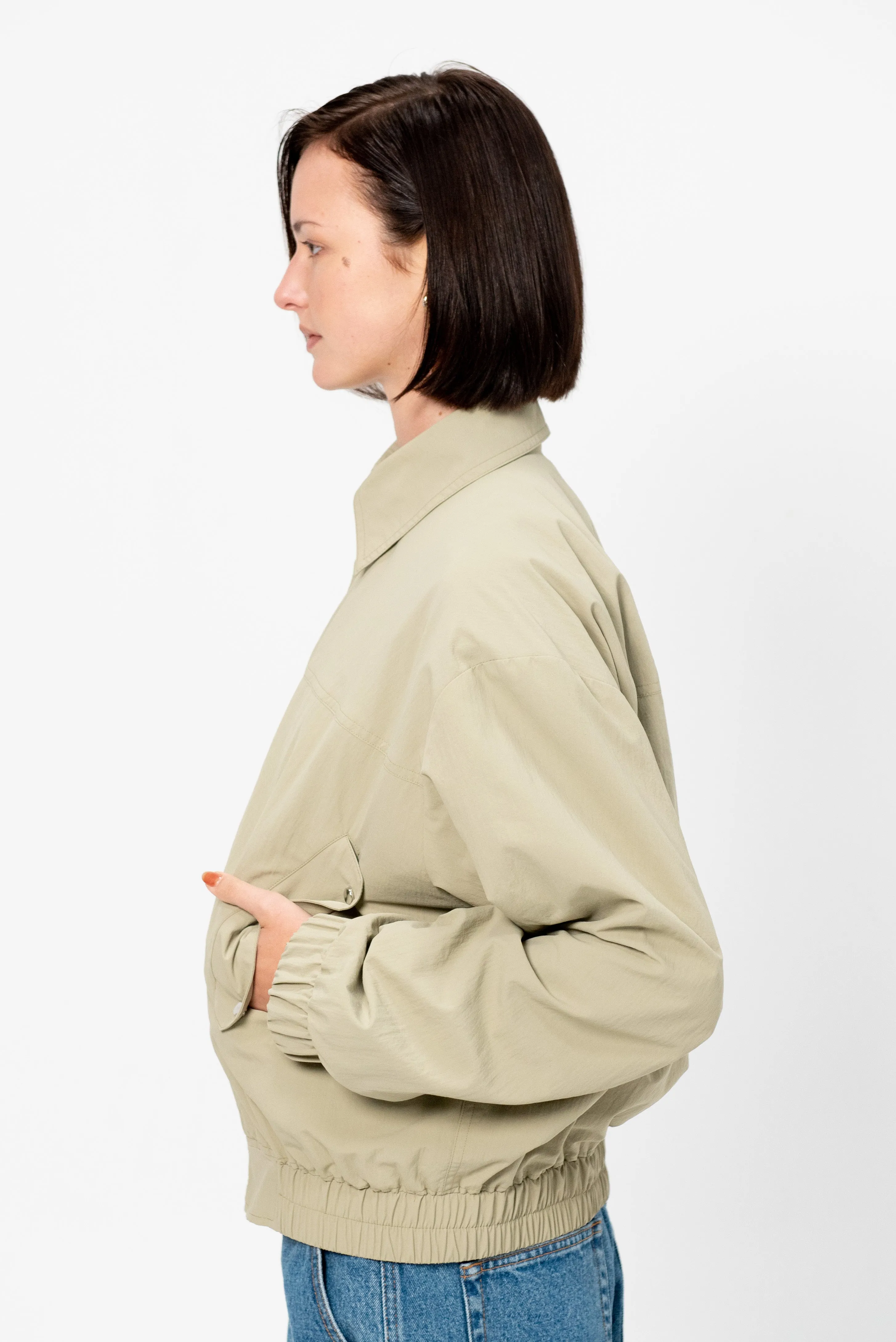 Bomber Jacket, Sage Green sold by Kick Pleat product image thumbnail 3