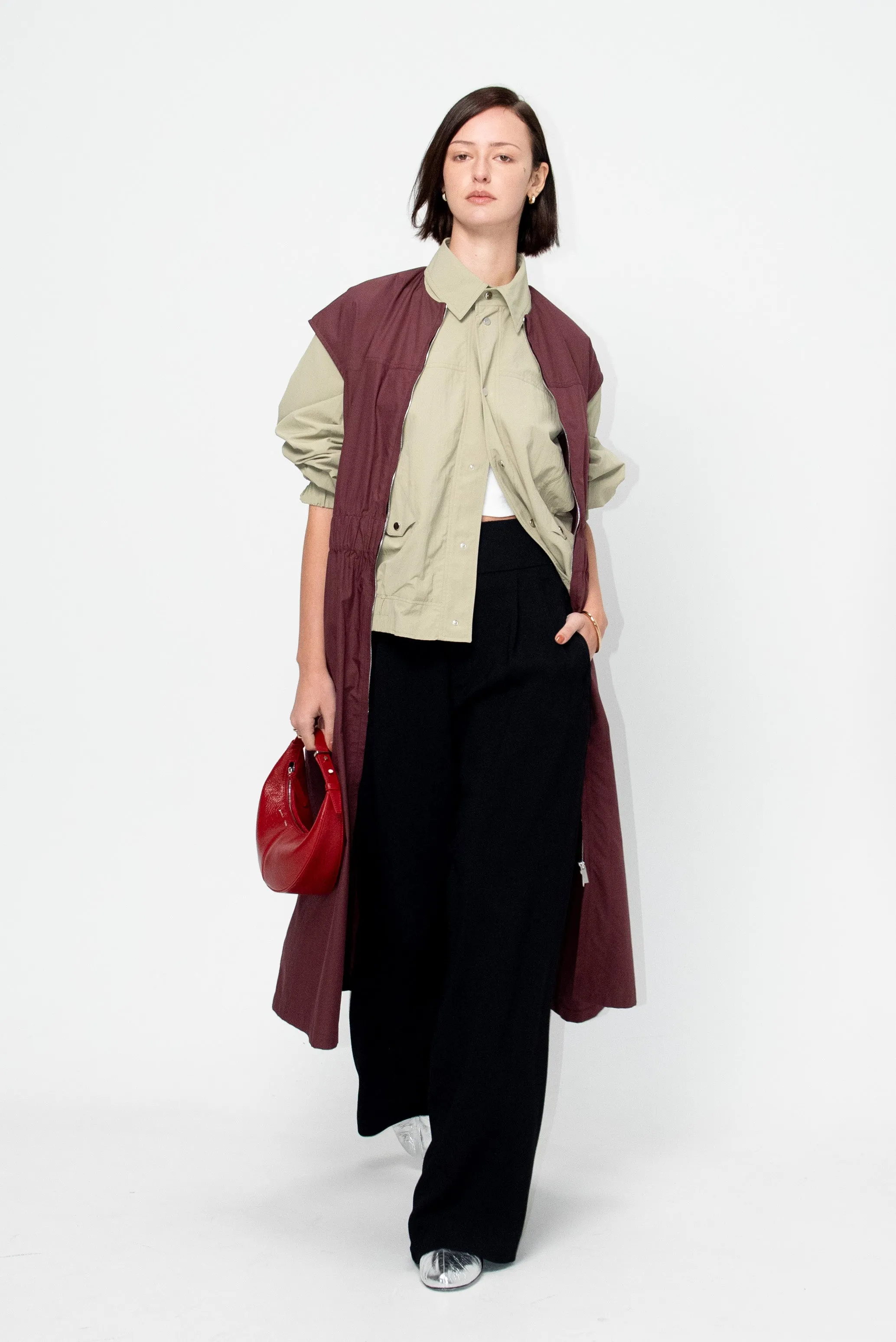 Wide Leg Pants, Black sold by Kick Pleat product image thumbnail 5