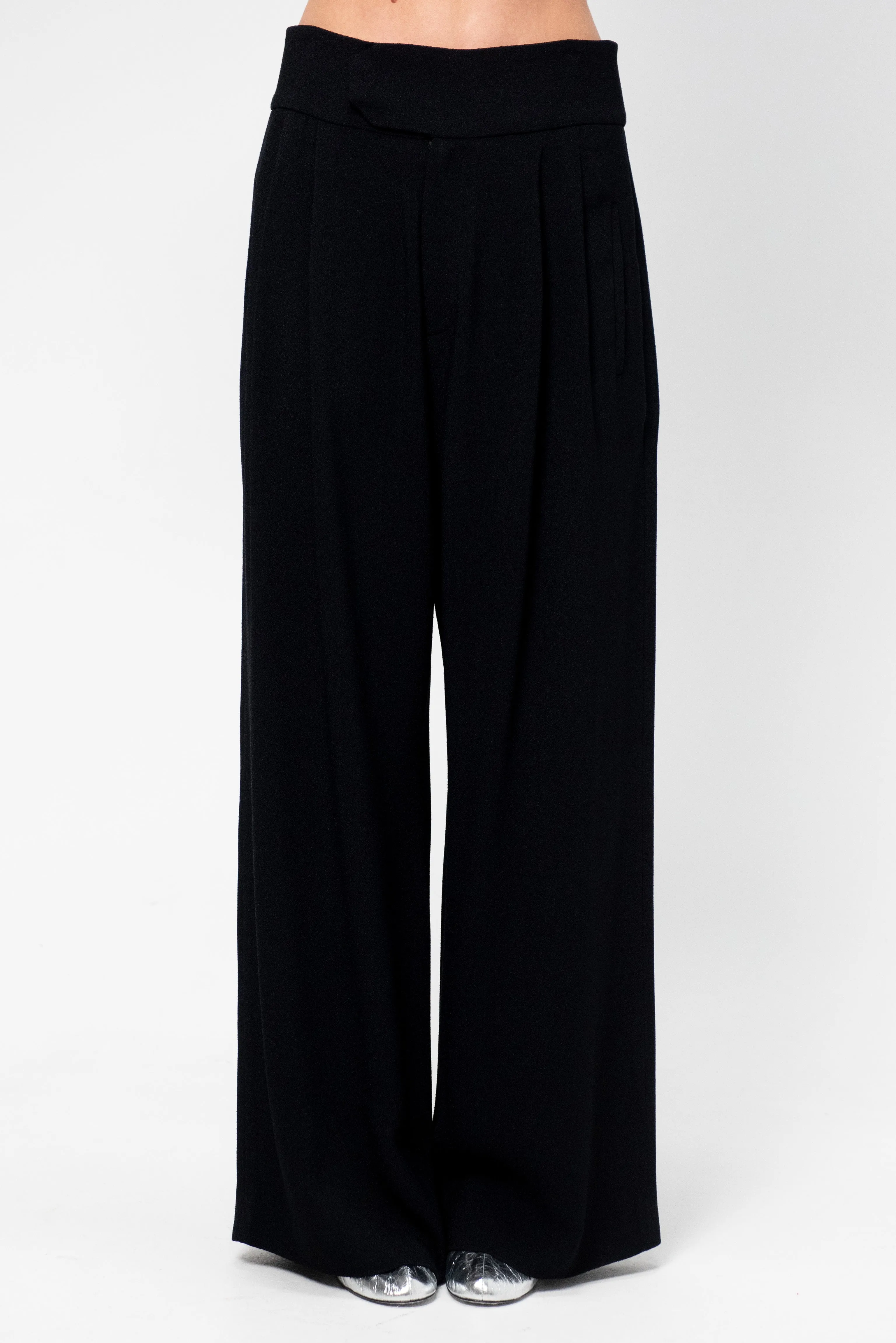 Wide Leg Pants, Black sold by Kick Pleat product image thumbnail 2