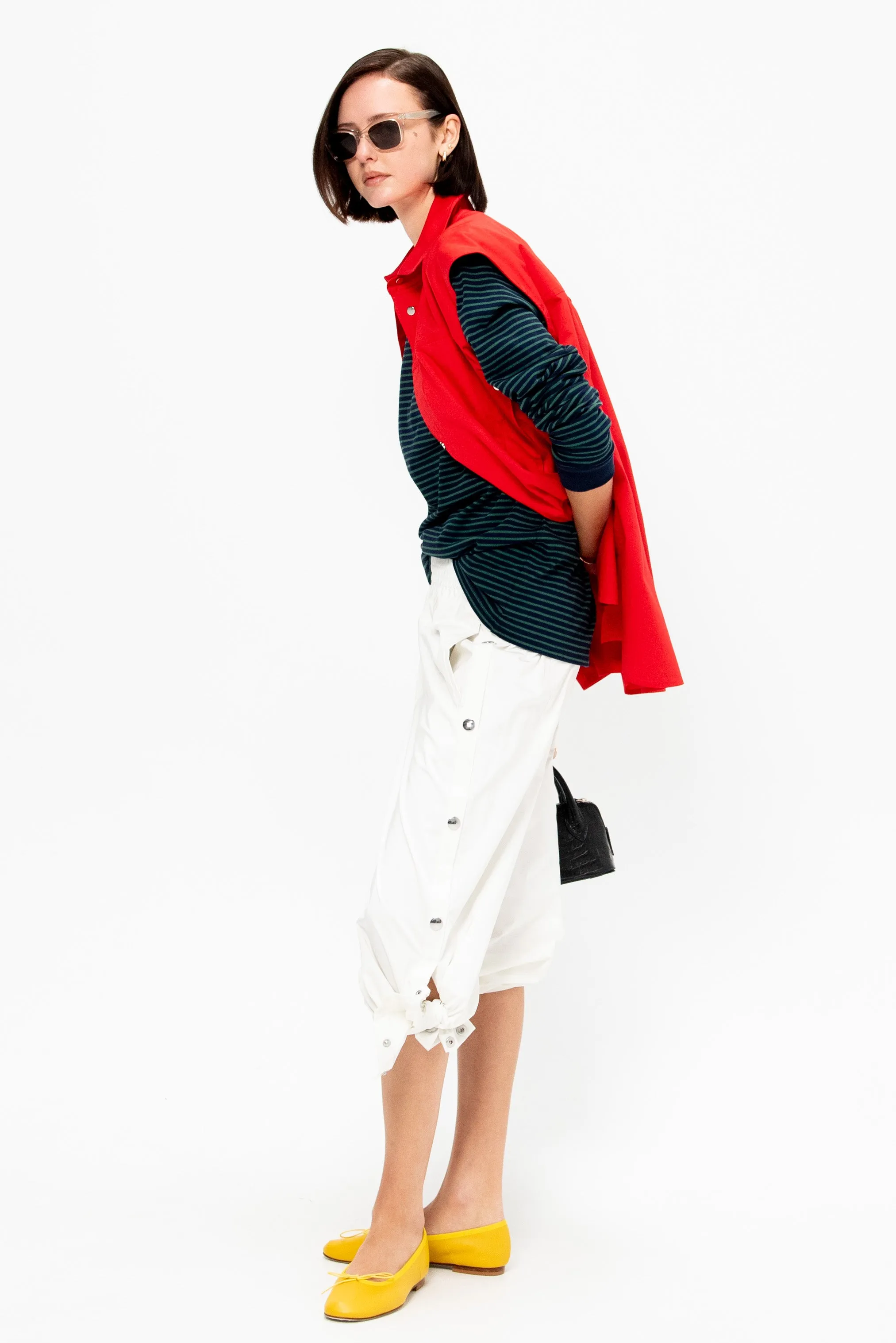 Striped Perfect Unisex Long Sleeve T-Shirt, Navy & Green Multi sold by Kick Pleat product image thumbnail 2