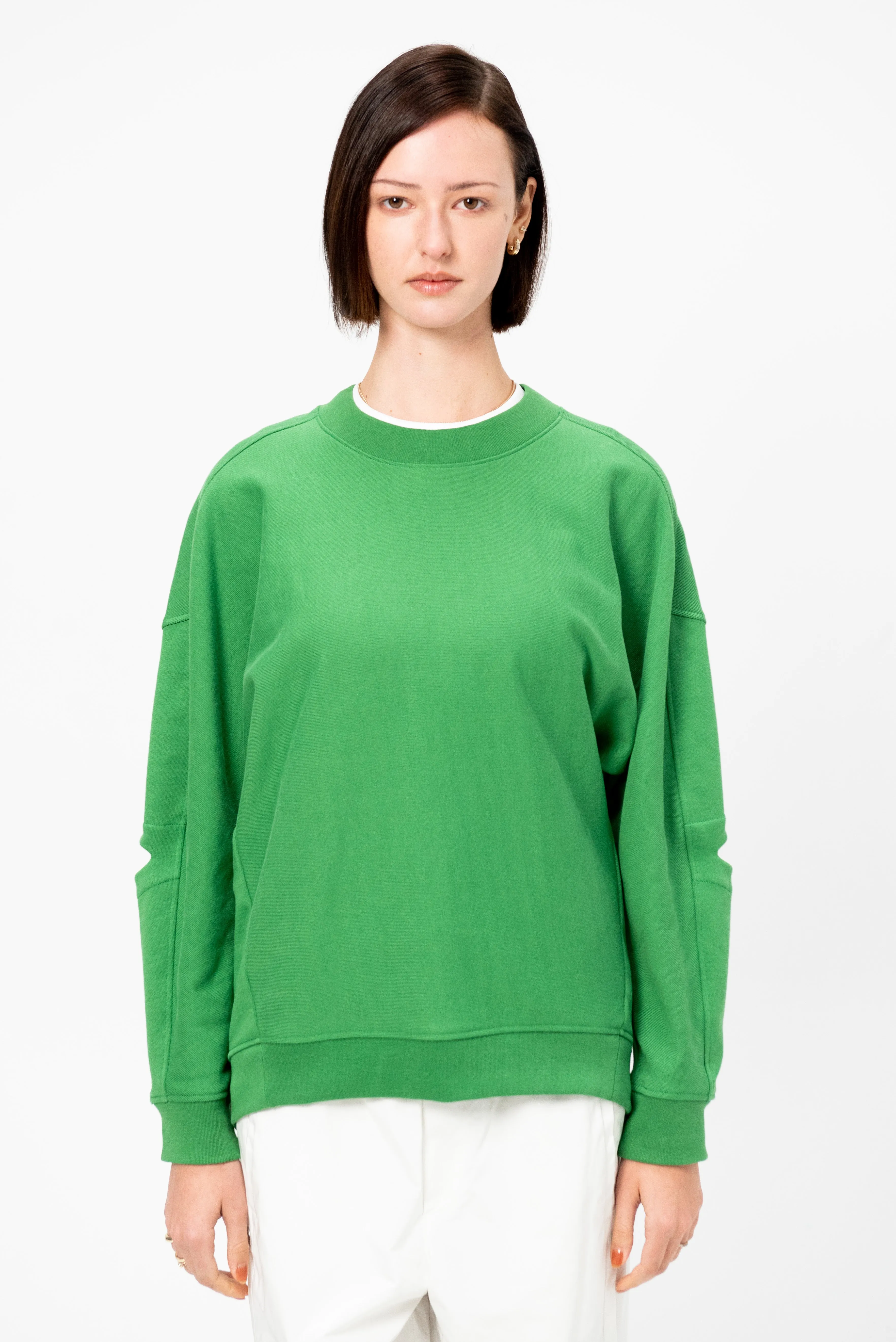 Cocoon Crewneck Sweatshirt, Green sold by Kick Pleat product image thumbnail 2