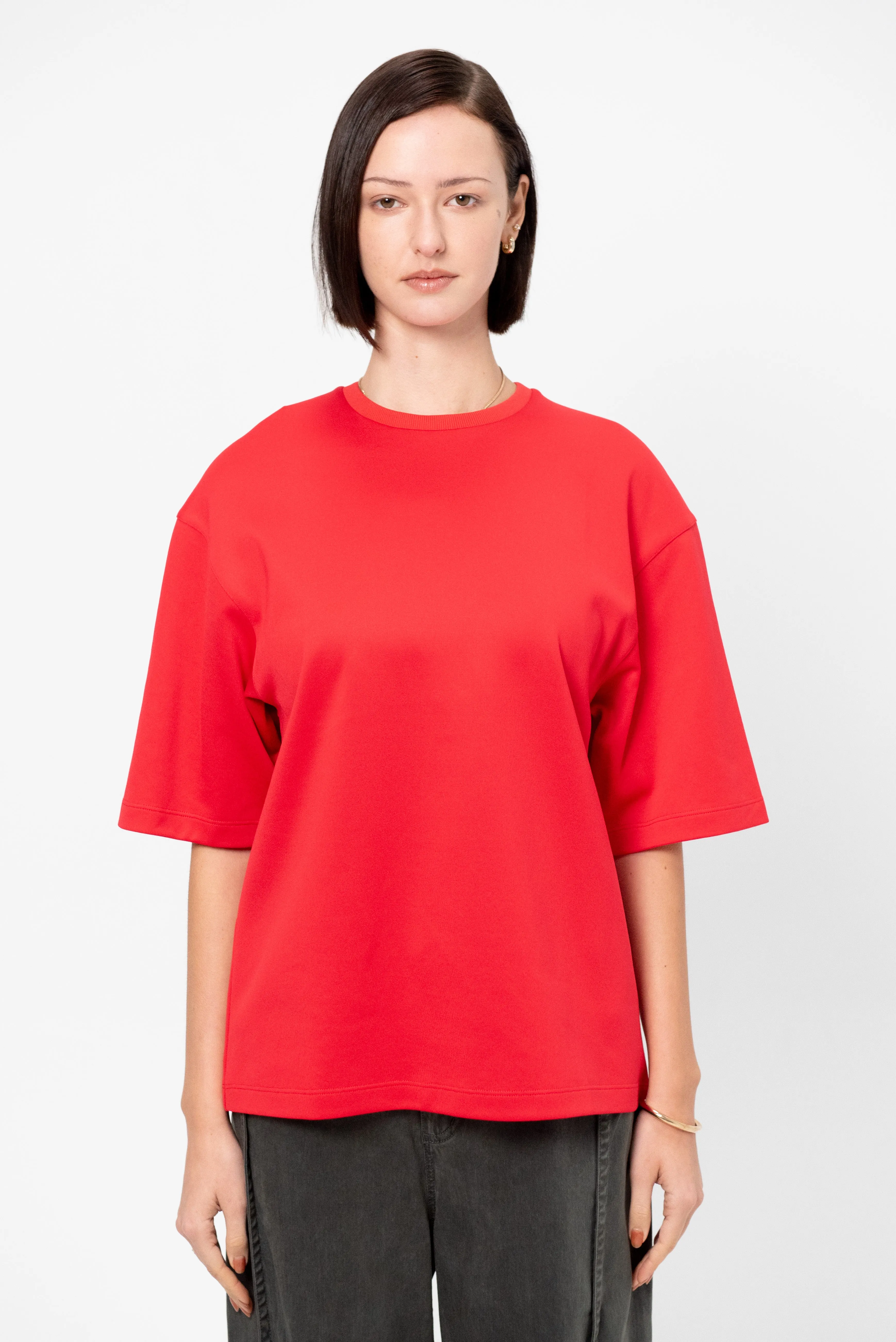 Active Knit Easy T-Shirt, Red sold by Kick Pleat product image thumbnail 2