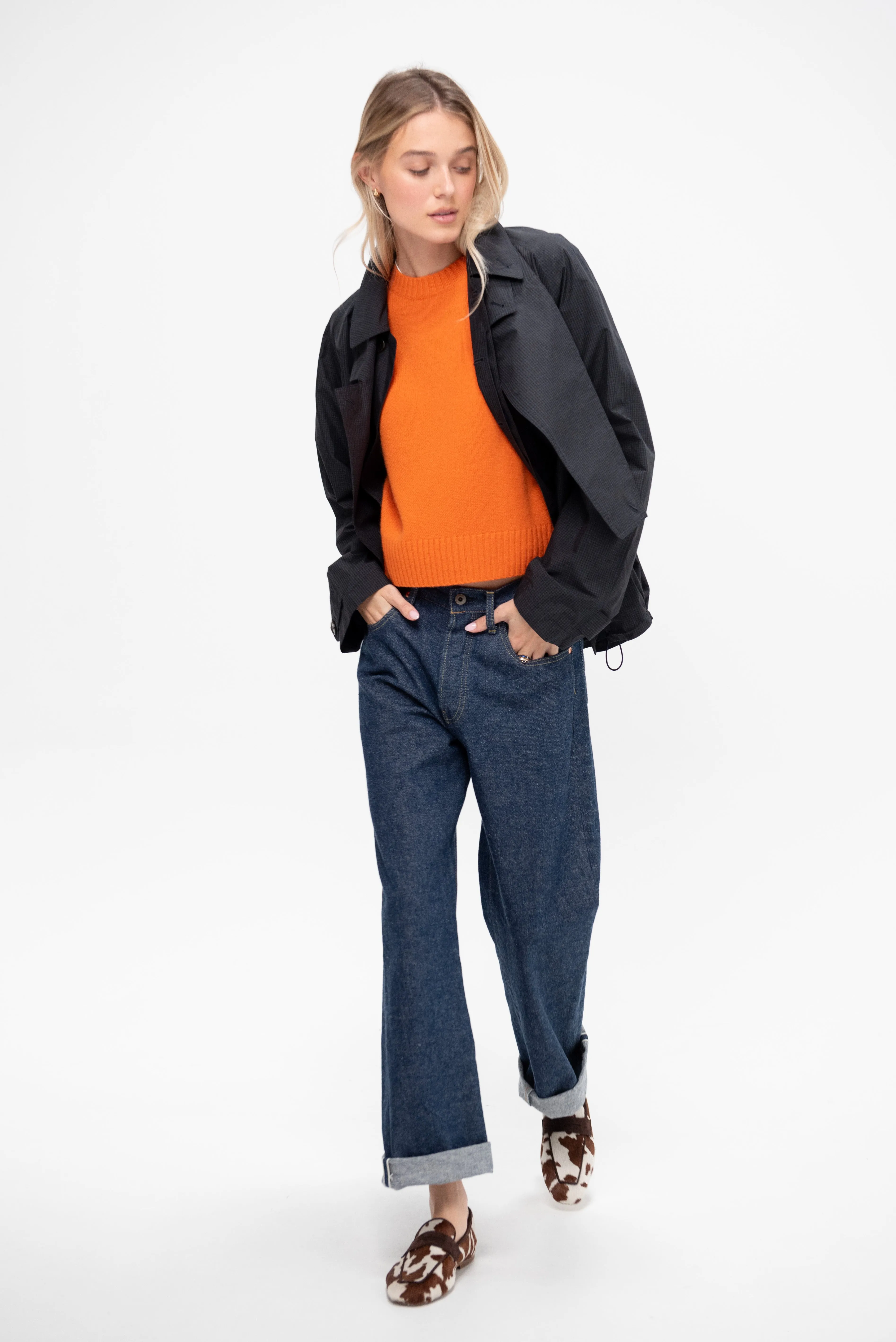 Round Neck Sweater, Tango sold by Kick Pleat product image thumbnail 5