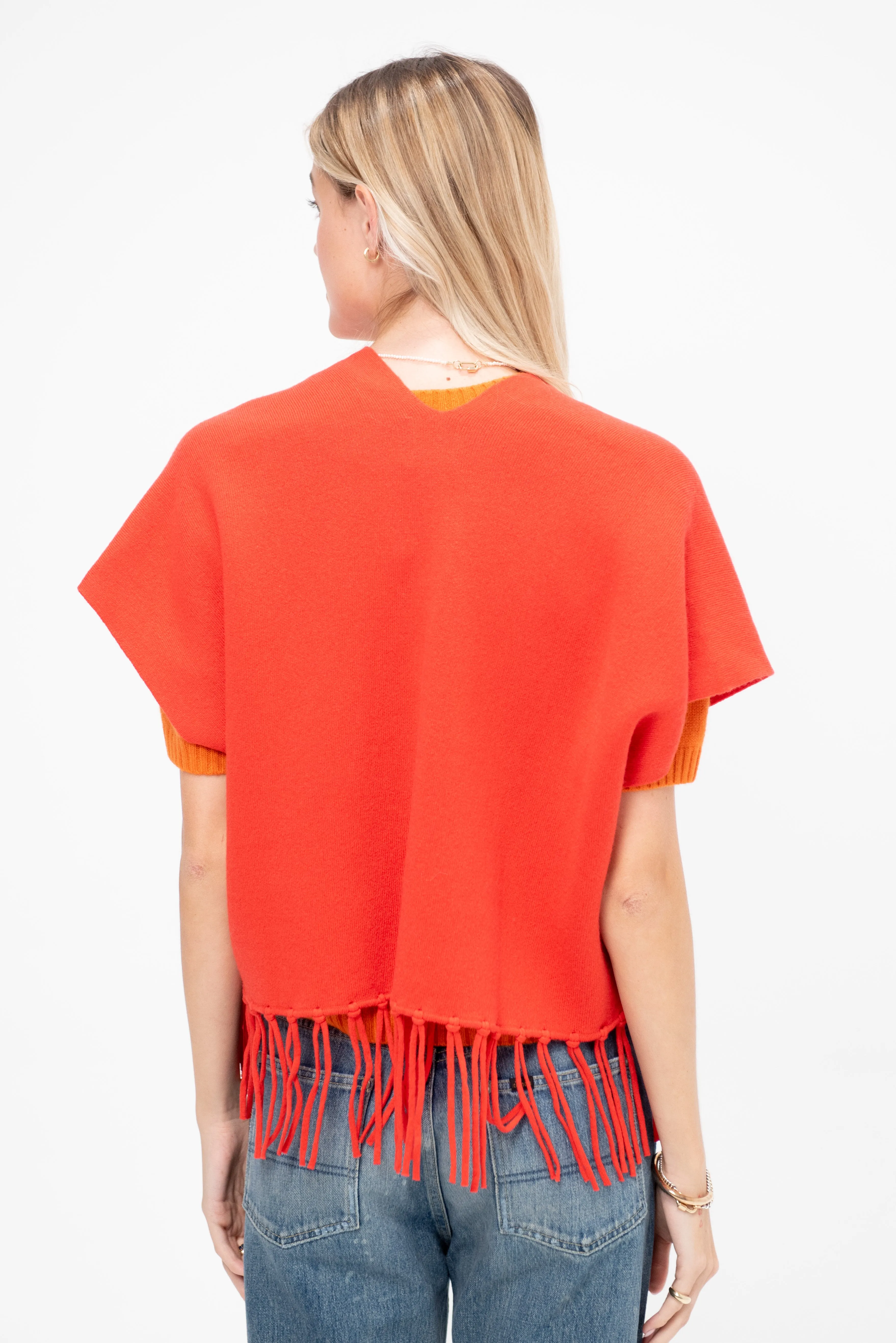 Open Vest, Maraschino Cherry sold by Kick Pleat product image thumbnail 4