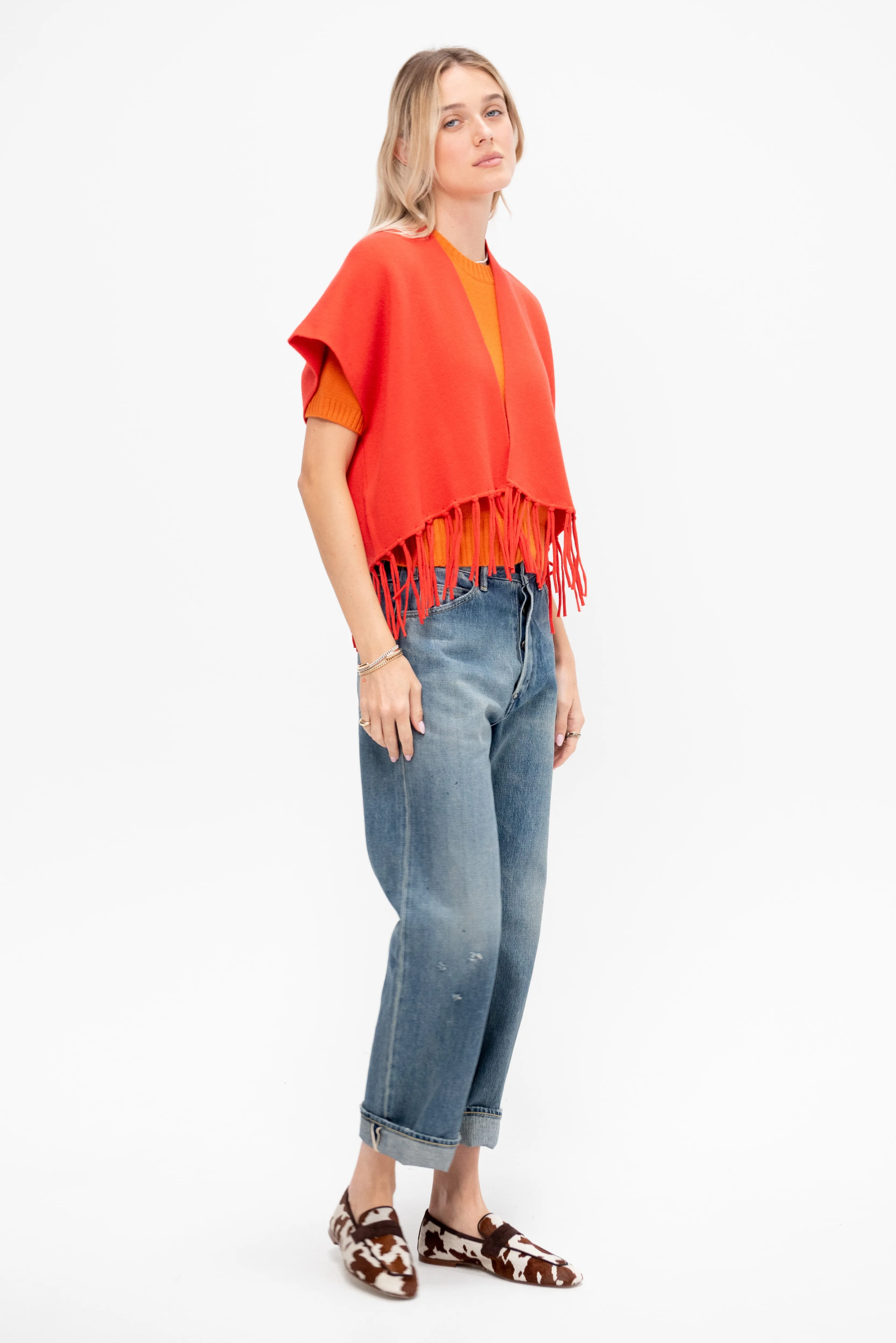 Open Vest, Maraschino Cherry sold by Kick Pleat product image thumbnail 5