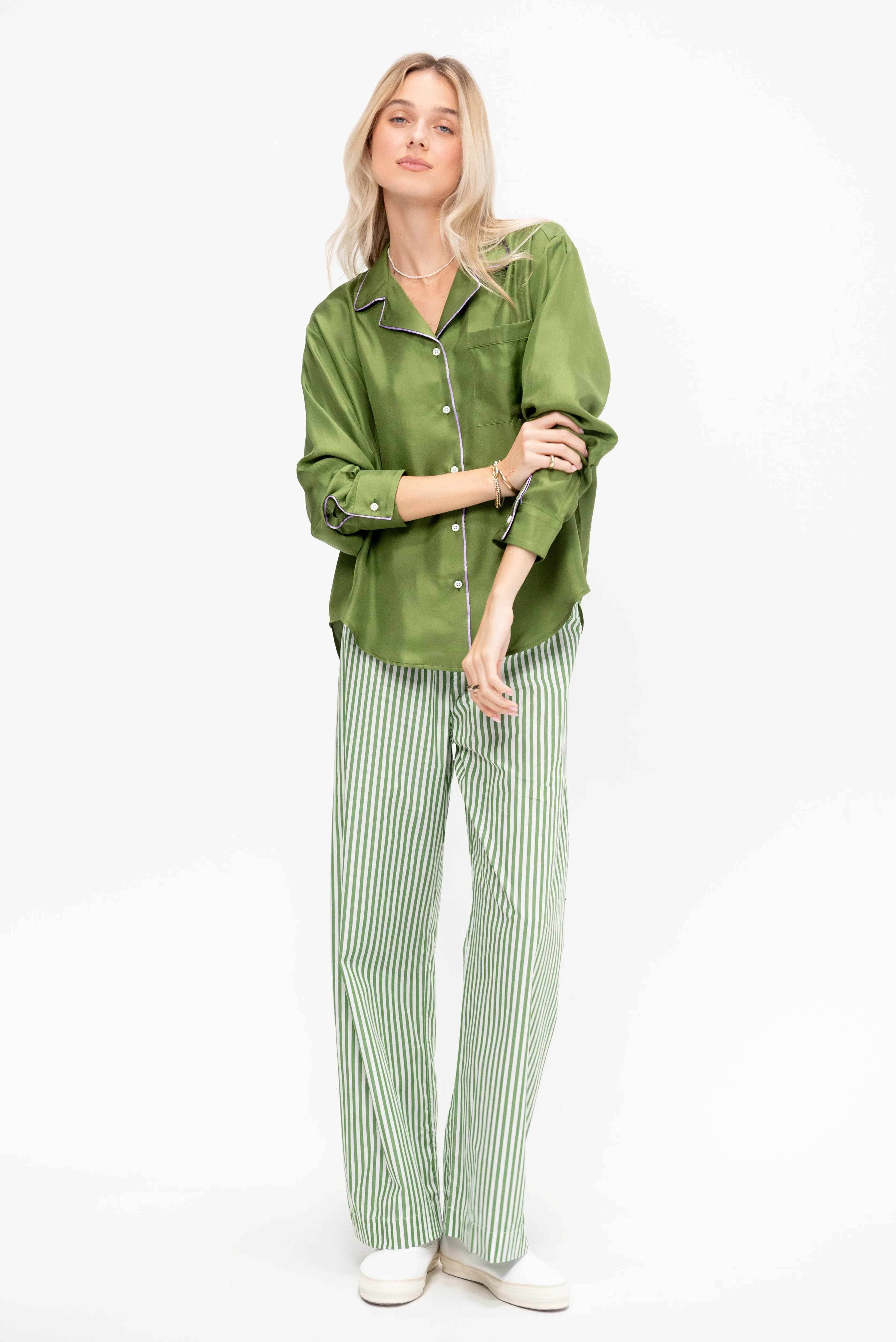 The Notched Collar Shirt sold by Kick Pleat