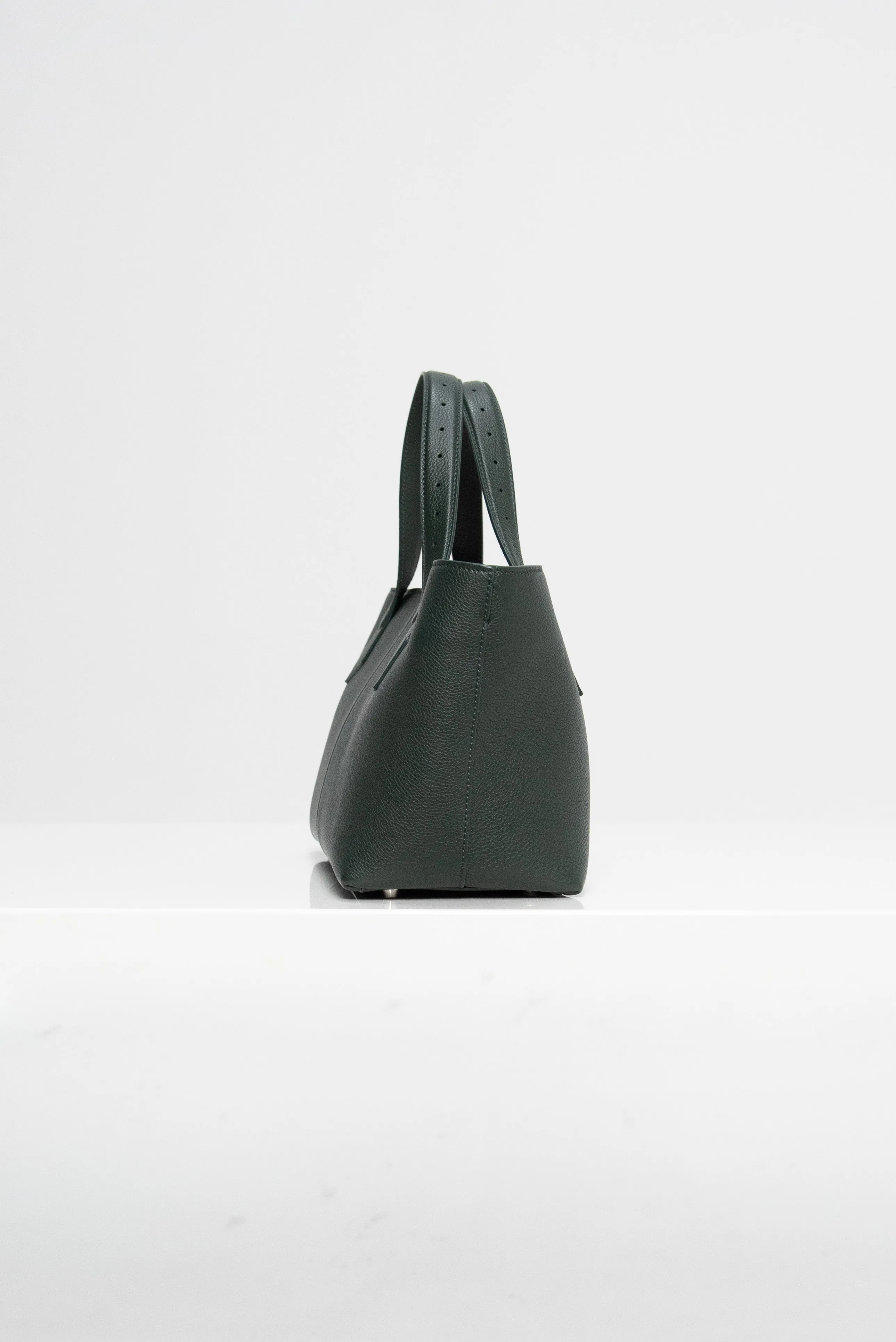 East West Chelsea Tote, Bottle Green sold by Kick Pleat product image thumbnail 2