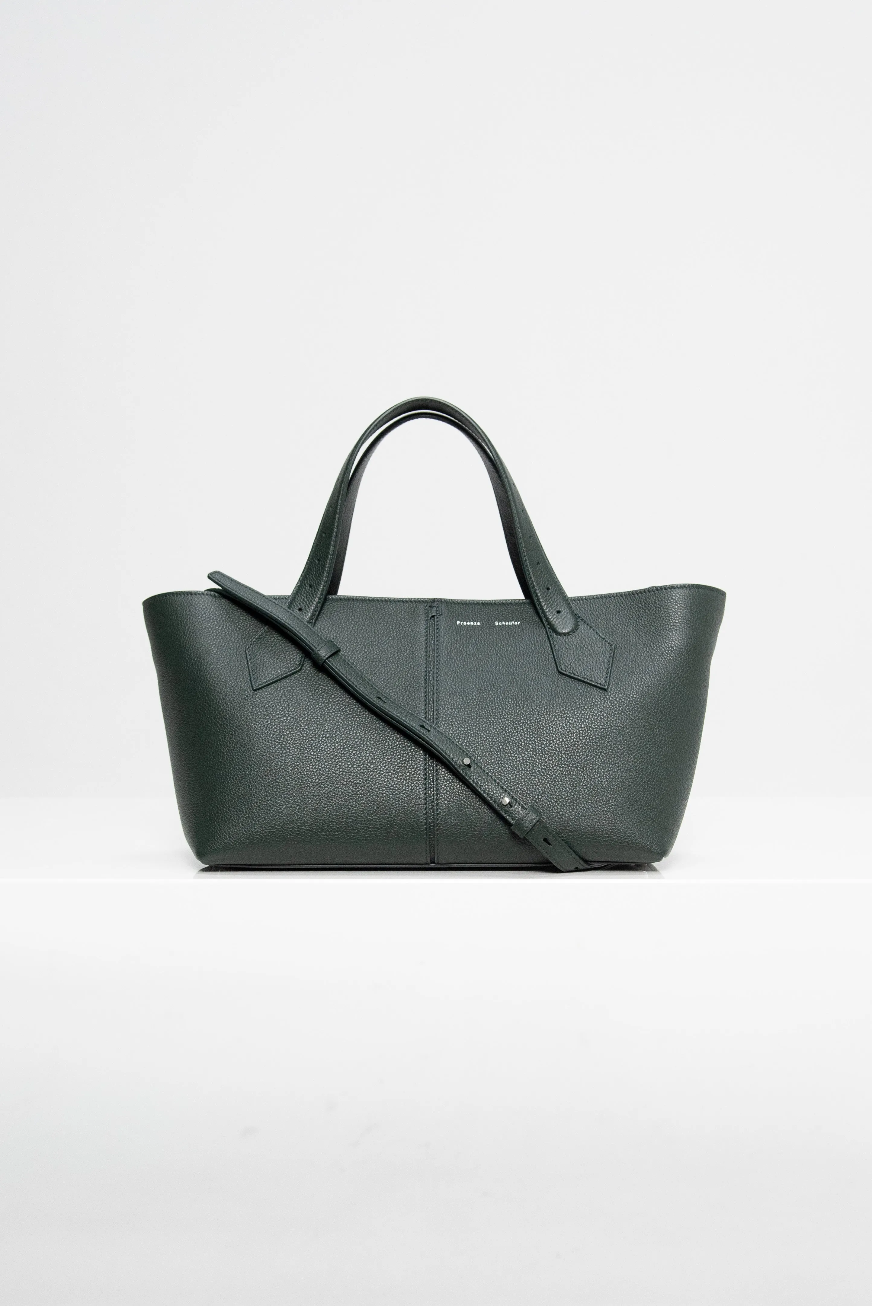 East West Chelsea Tote, Bottle Green sold by Kick Pleat