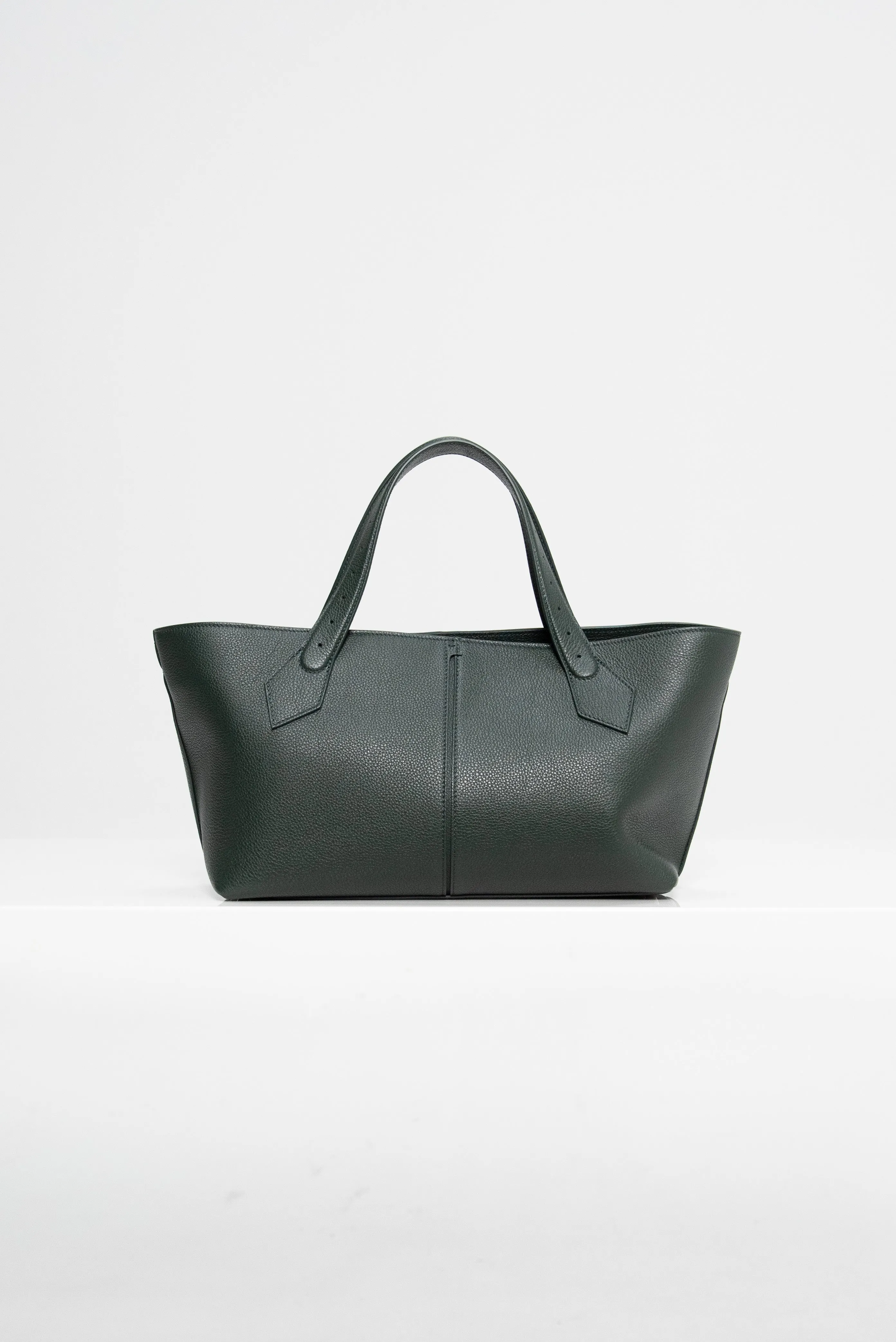East West Chelsea Tote, Bottle Green sold by Kick Pleat product image thumbnail 3