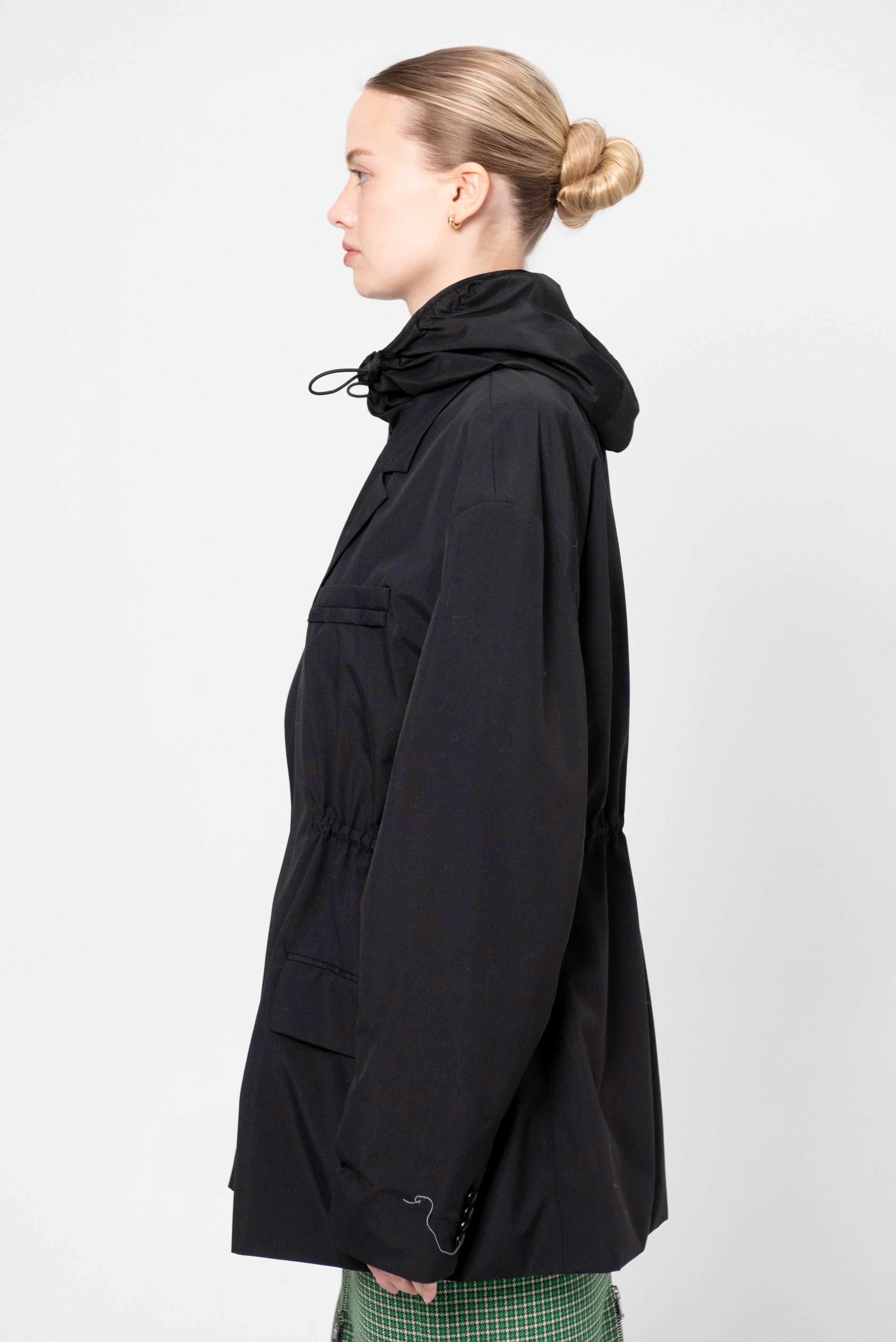 Tech Suiting Anorak Blazer With Zip Off Vest, Black sold by Kick Pleat product image thumbnail 3