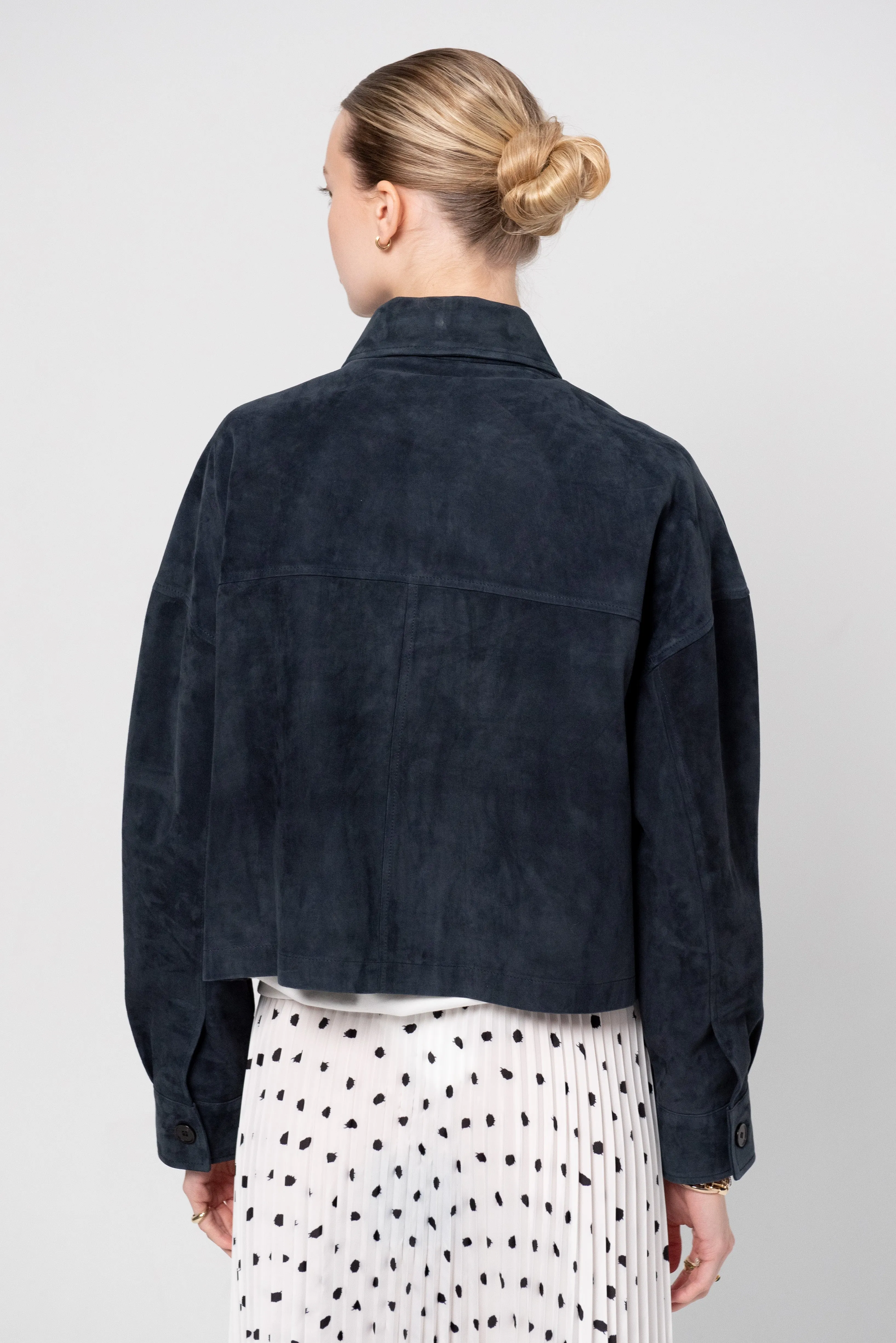 Miri - Suede Jacket, Royal sold by Kick Pleat product image thumbnail 4