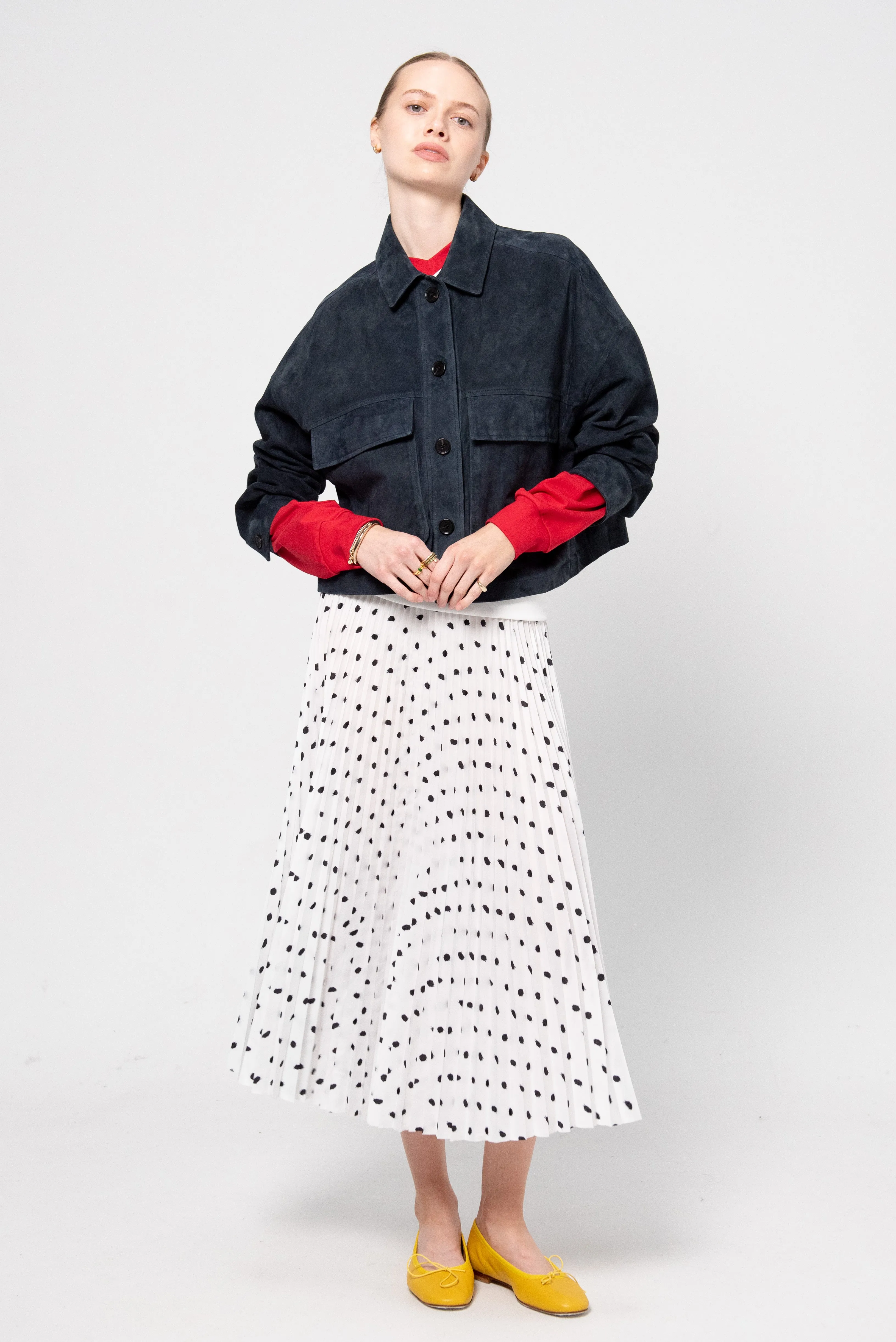 Miri - Suede Jacket, Royal sold by Kick Pleat product image thumbnail 5