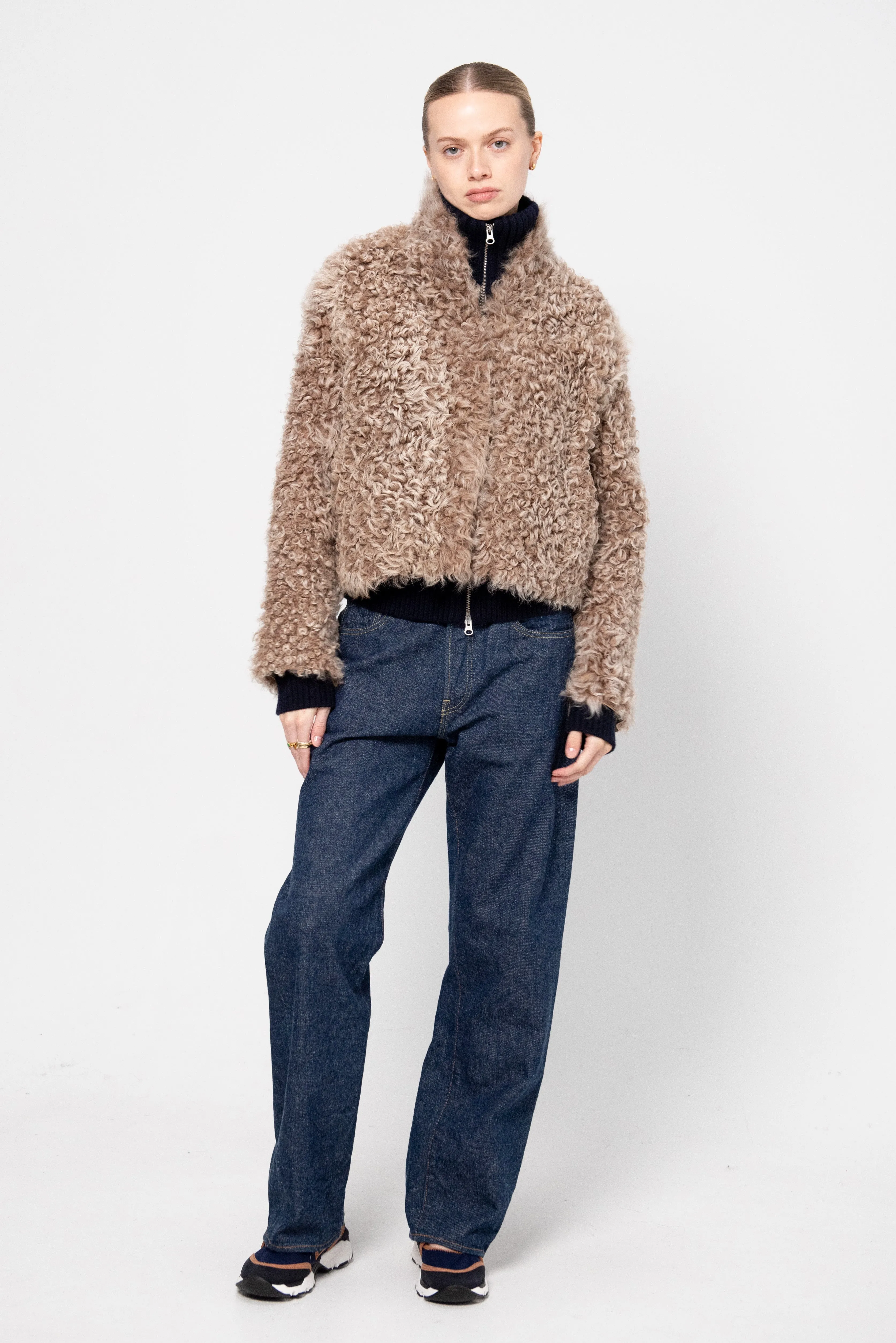 Mooney - Shearling Jacket, Hazel sold by Kick Pleat product image thumbnail 5