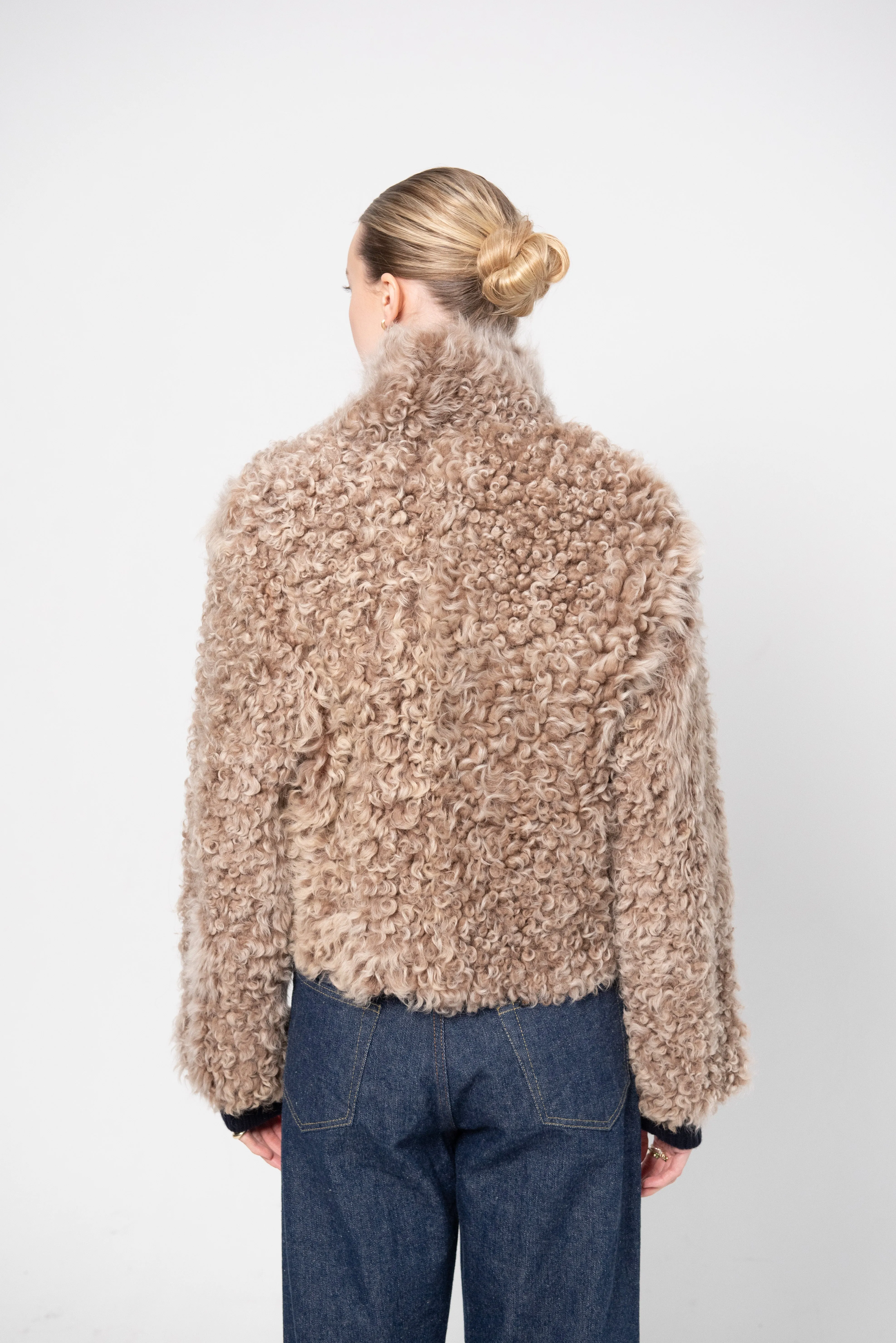 Mooney - Shearling Jacket, Hazel sold by Kick Pleat product image thumbnail 4