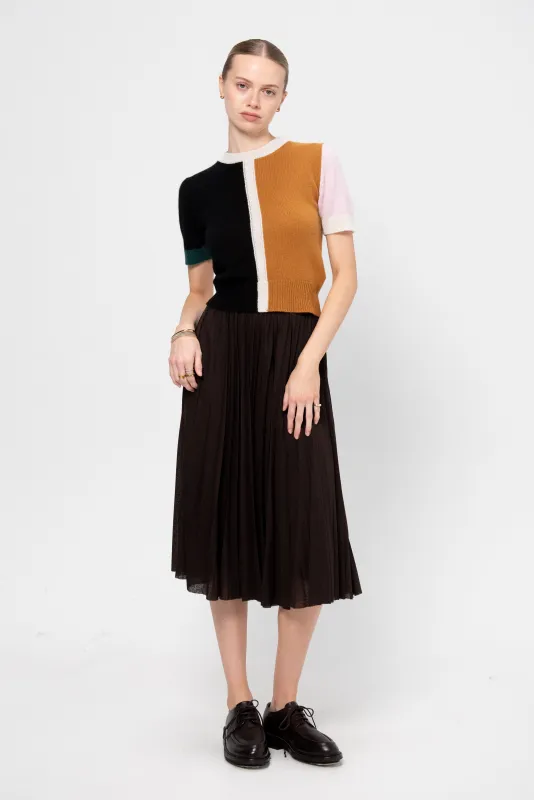 Color-Block Sweater, Lave sold by Kick Pleat