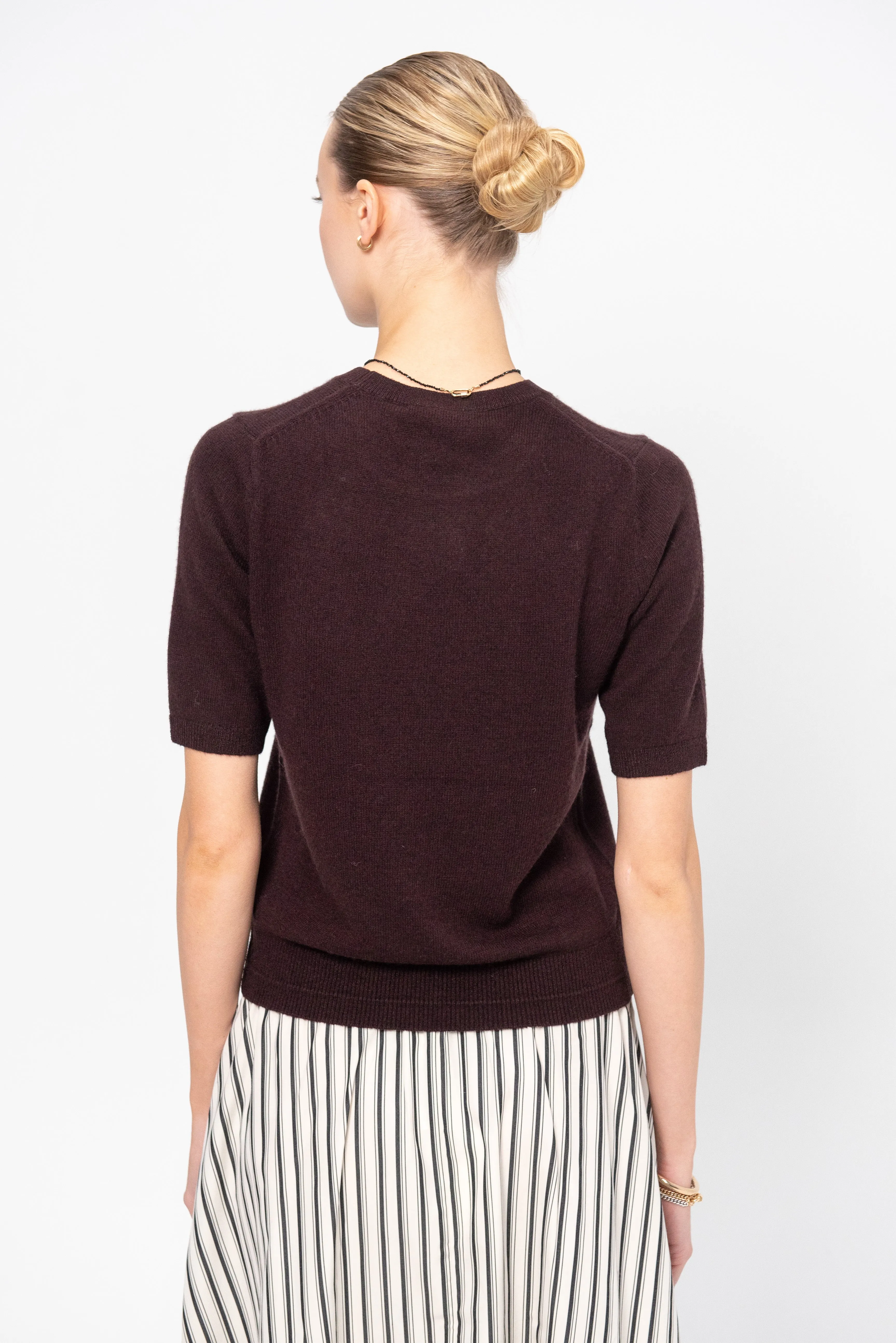 Crew T-Shirt, Plum sold by Kick Pleat product image thumbnail 4