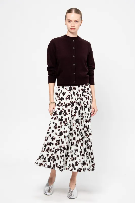 Drop Shoulder Cardigan, Plum sold by Kick Pleat