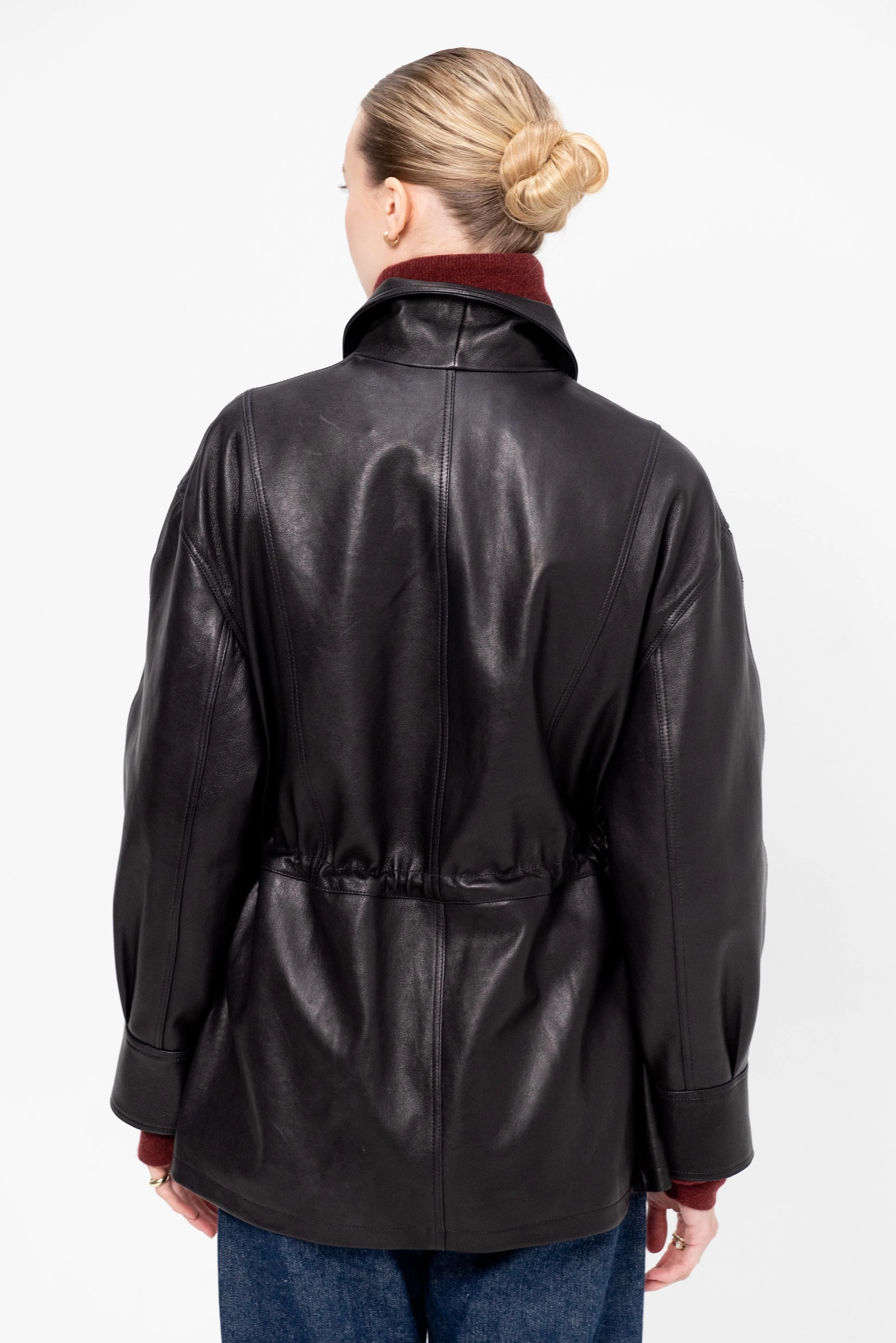 Maeve - Leather Jacket, Black sold by Kick Pleat product image thumbnail 4