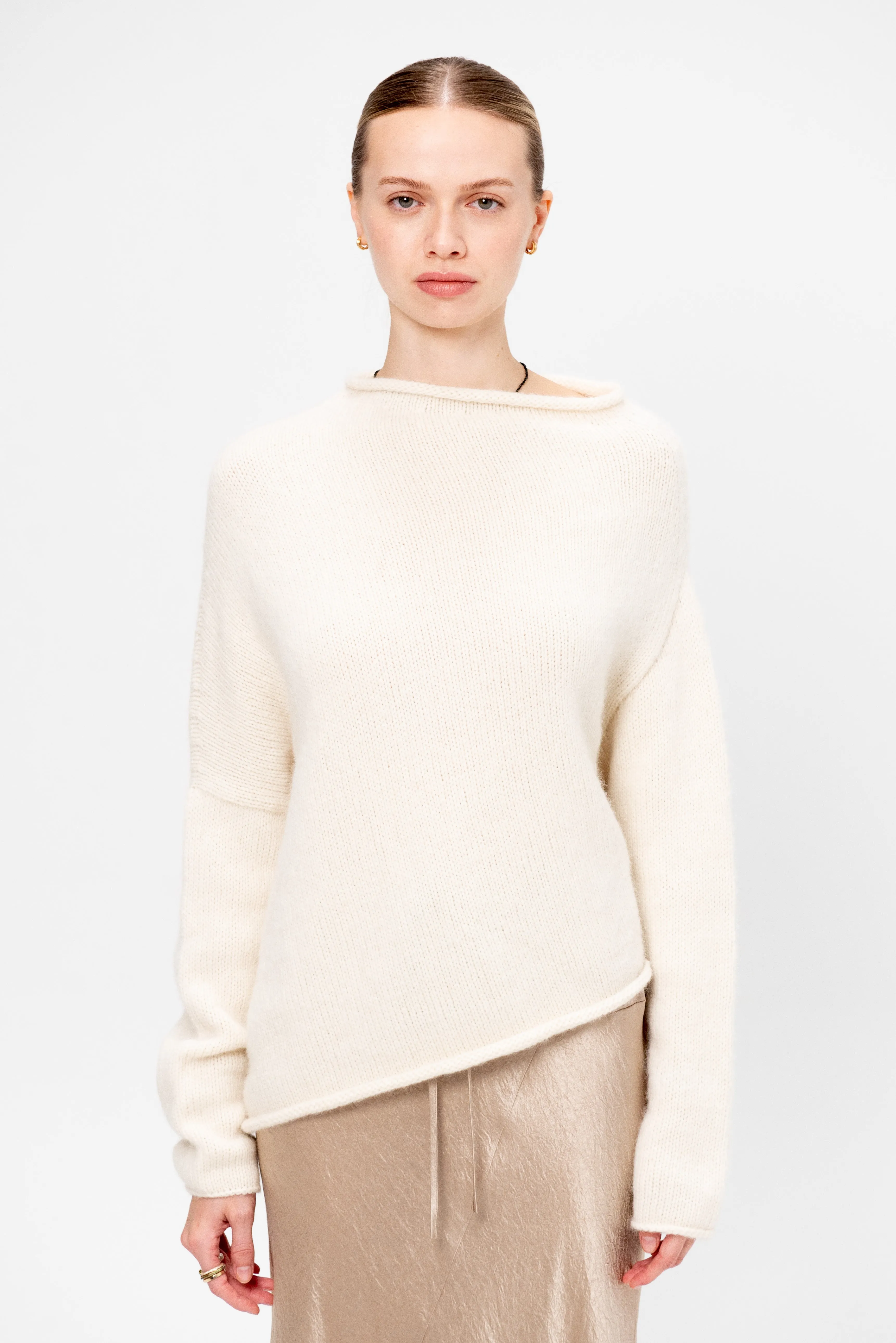Askew Pullover, Raw White sold by Kick Pleat product image thumbnail 2