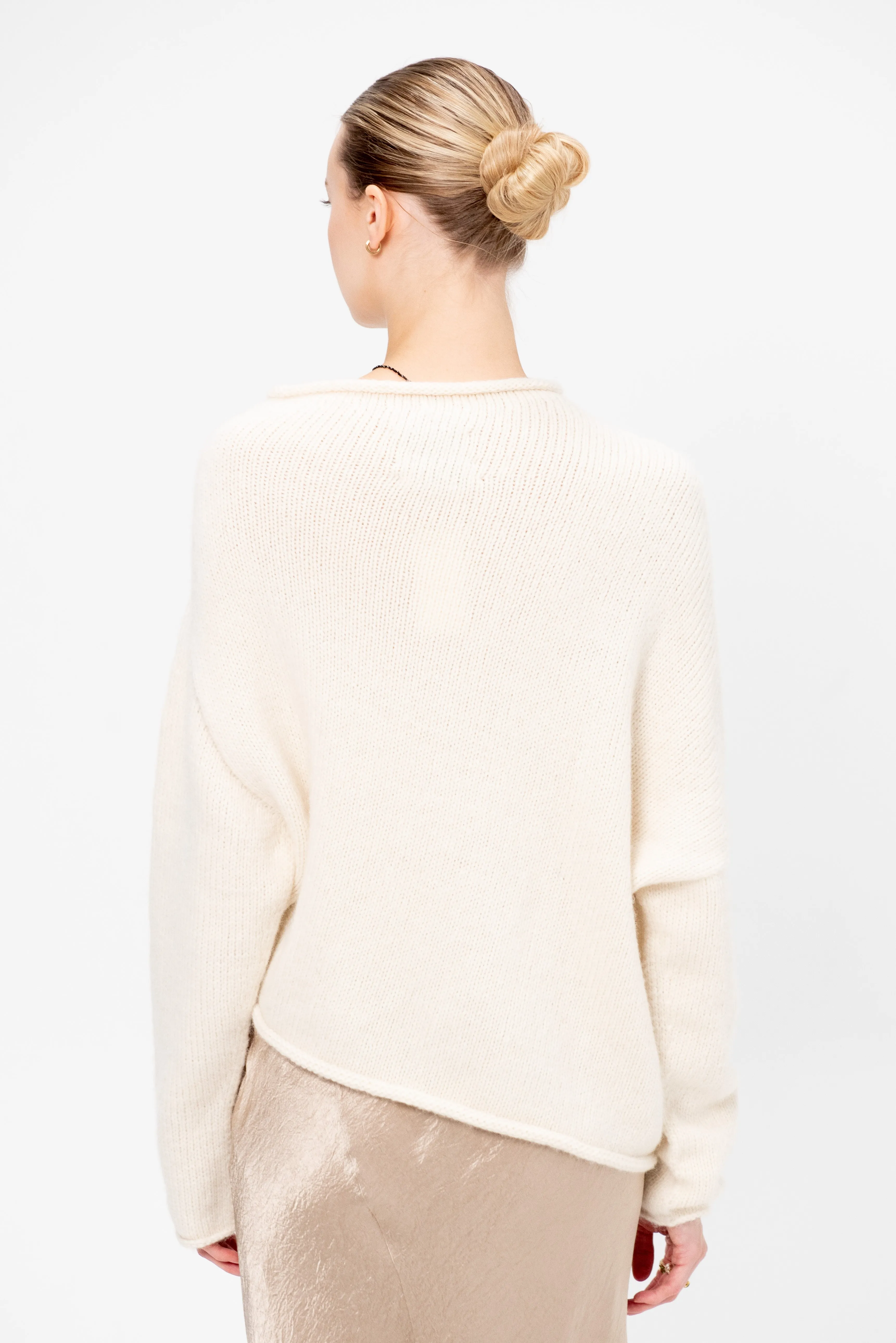 Askew Pullover, Raw White sold by Kick Pleat product image thumbnail 4