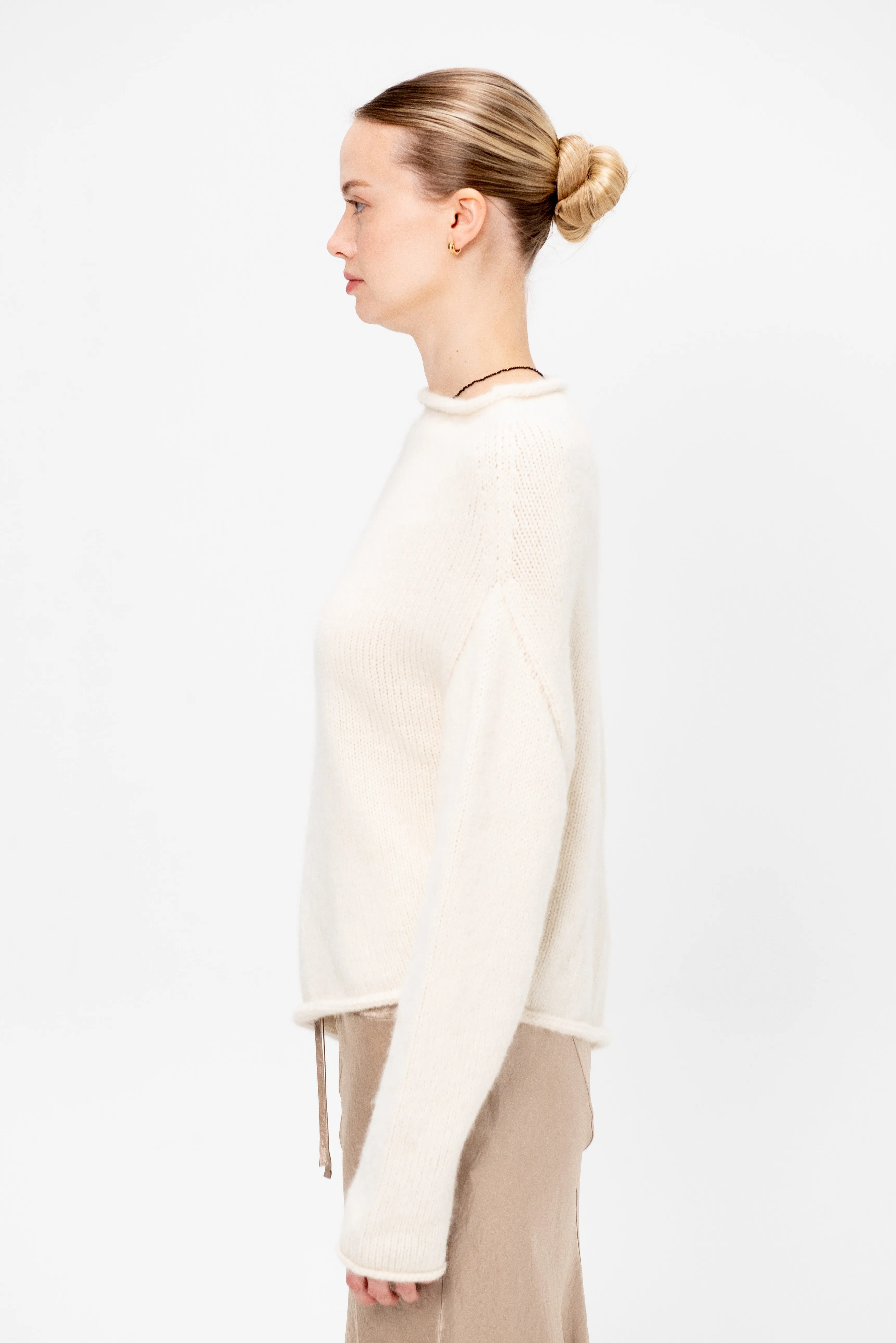 Askew Pullover, Raw White sold by Kick Pleat product image thumbnail 3