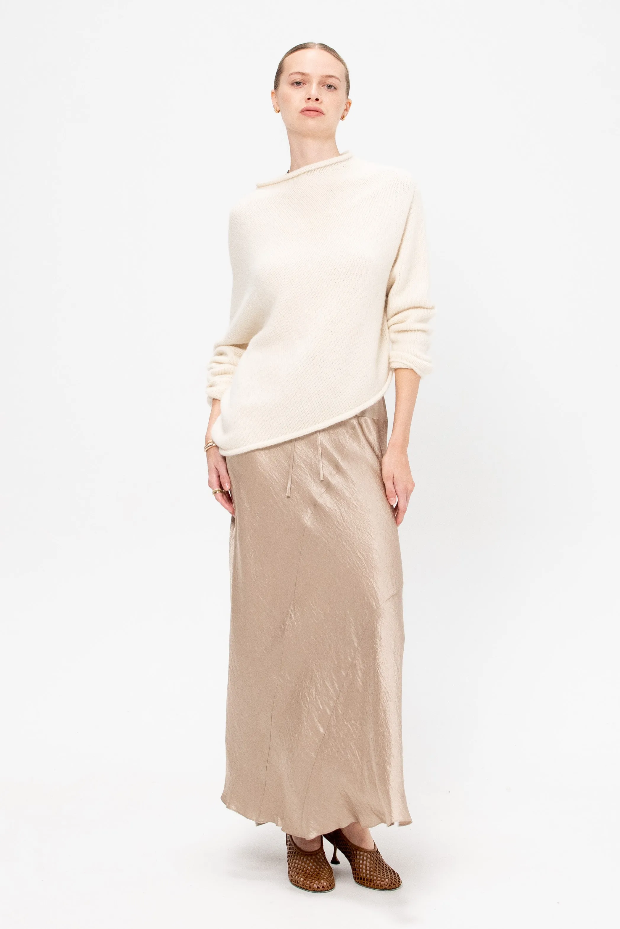 Askew Pullover, Raw White sold by Kick Pleat