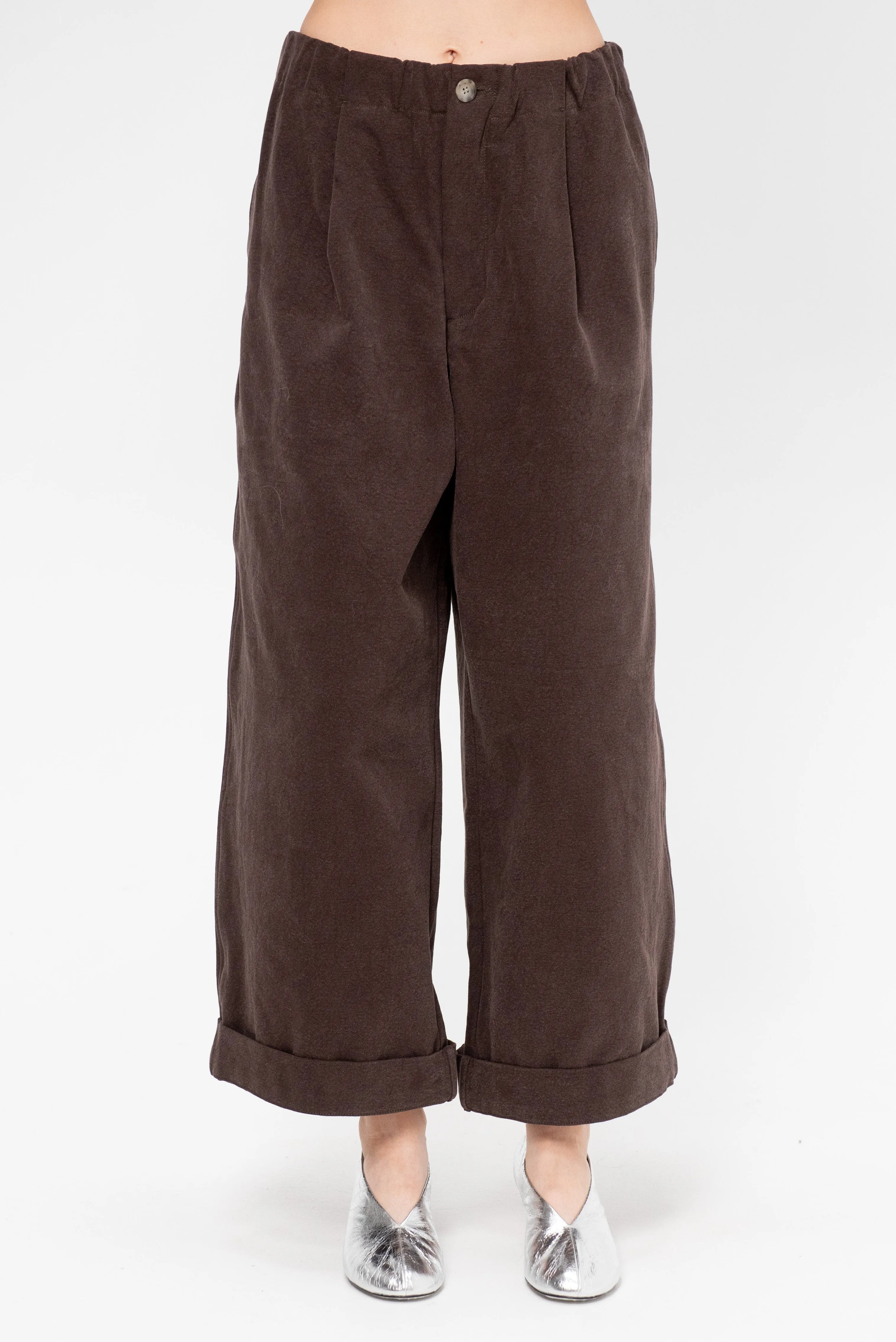 Canvas Trouser, Washed Soil sold by Kick Pleat product image thumbnail 2