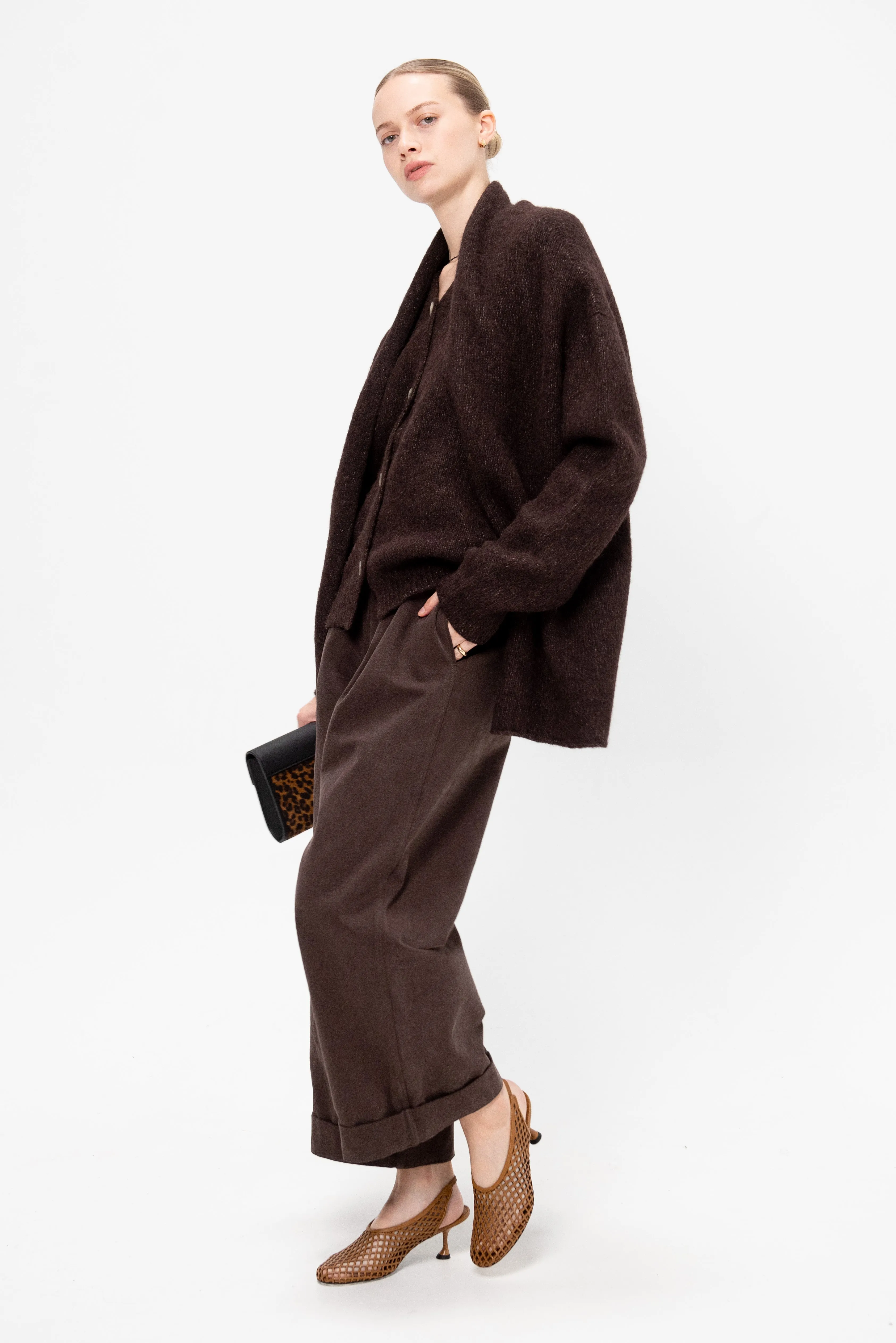 Canvas Trouser, Washed Soil sold by Kick Pleat product image thumbnail 5