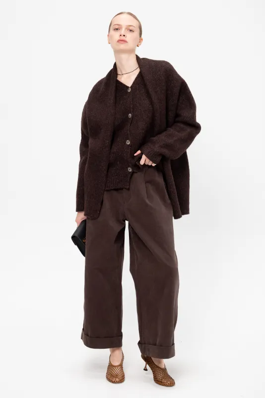 Canvas Trouser, Washed Soil sold by Kick Pleat