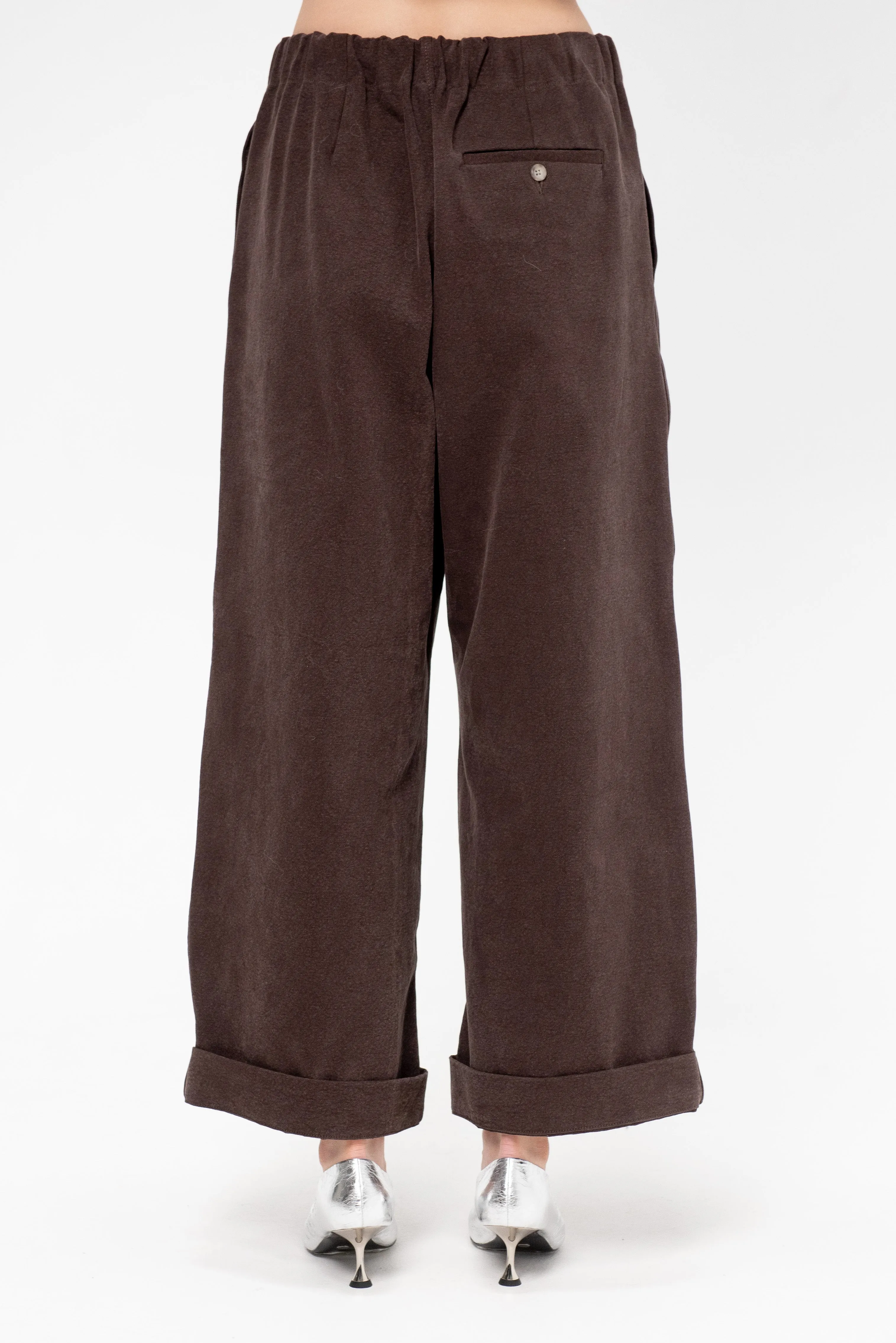 Canvas Trouser, Washed Soil sold by Kick Pleat product image thumbnail 4