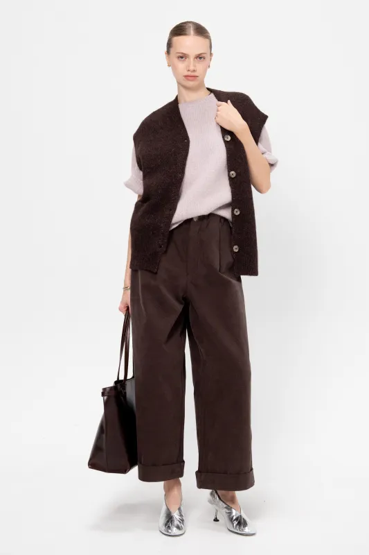 Loft Short Sleeve Crewneck, Lavender sold by Kick Pleat