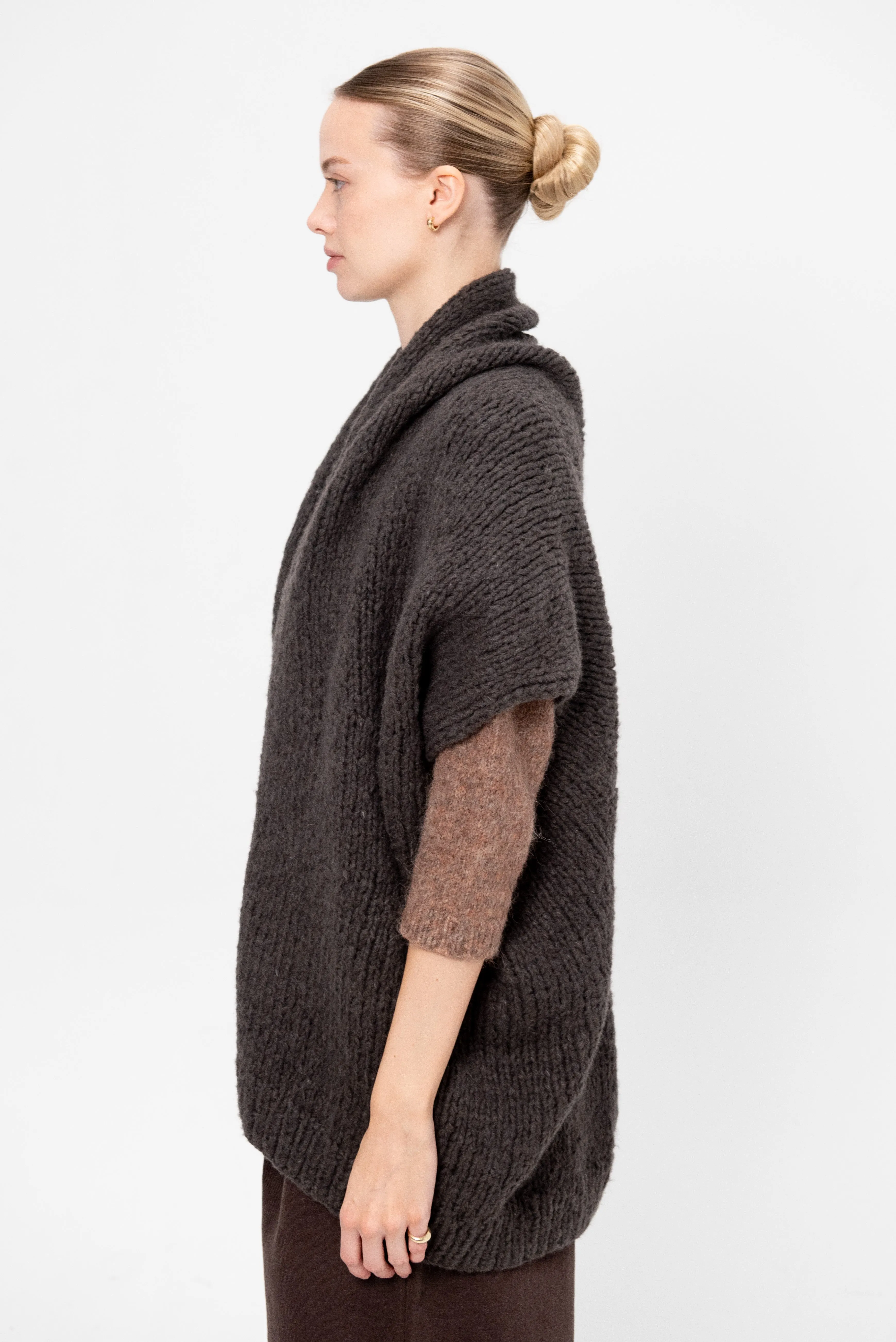 Handknit Cocoon, Coal sold by Kick Pleat product image thumbnail 3