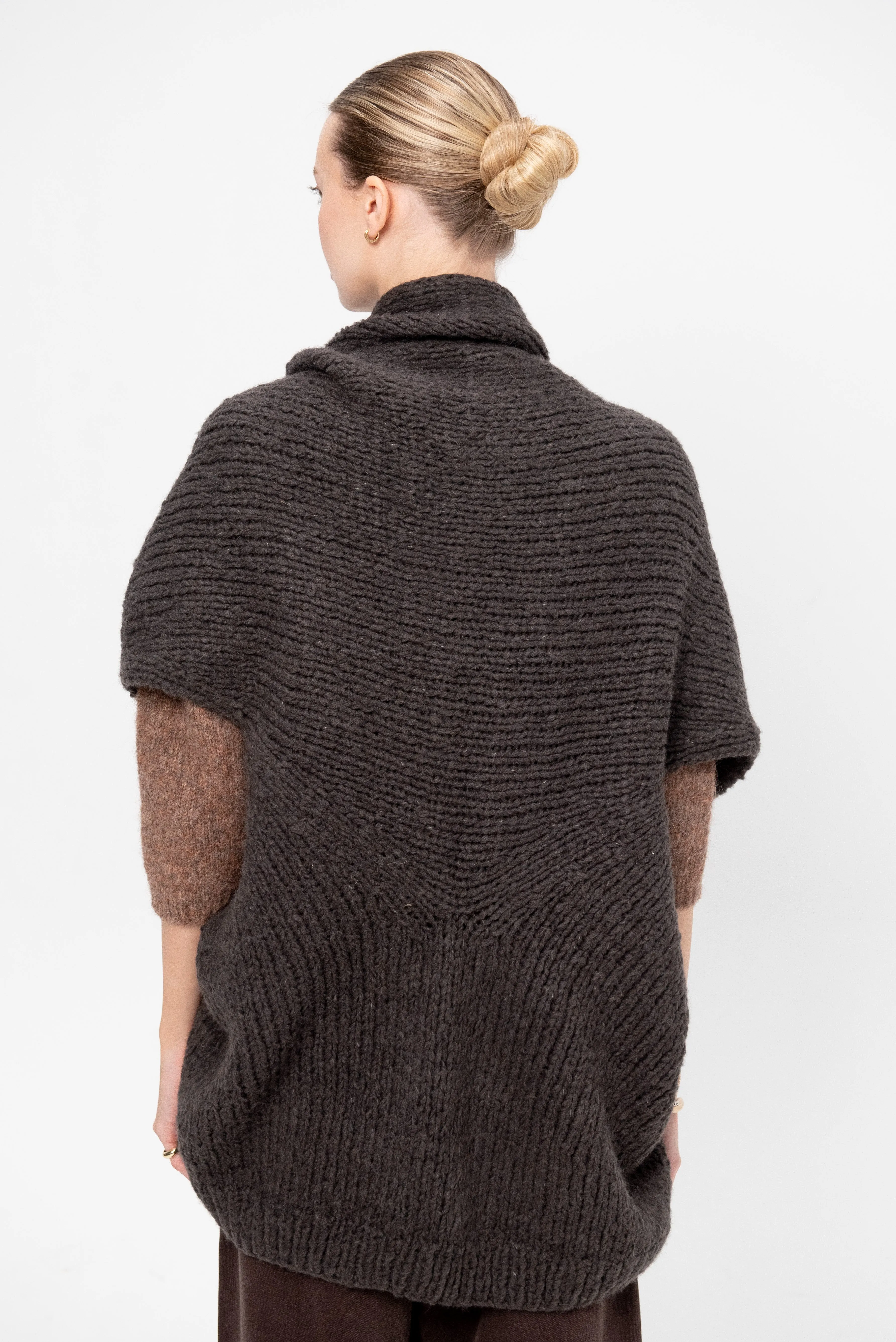 Handknit Cocoon, Coal sold by Kick Pleat product image thumbnail 4