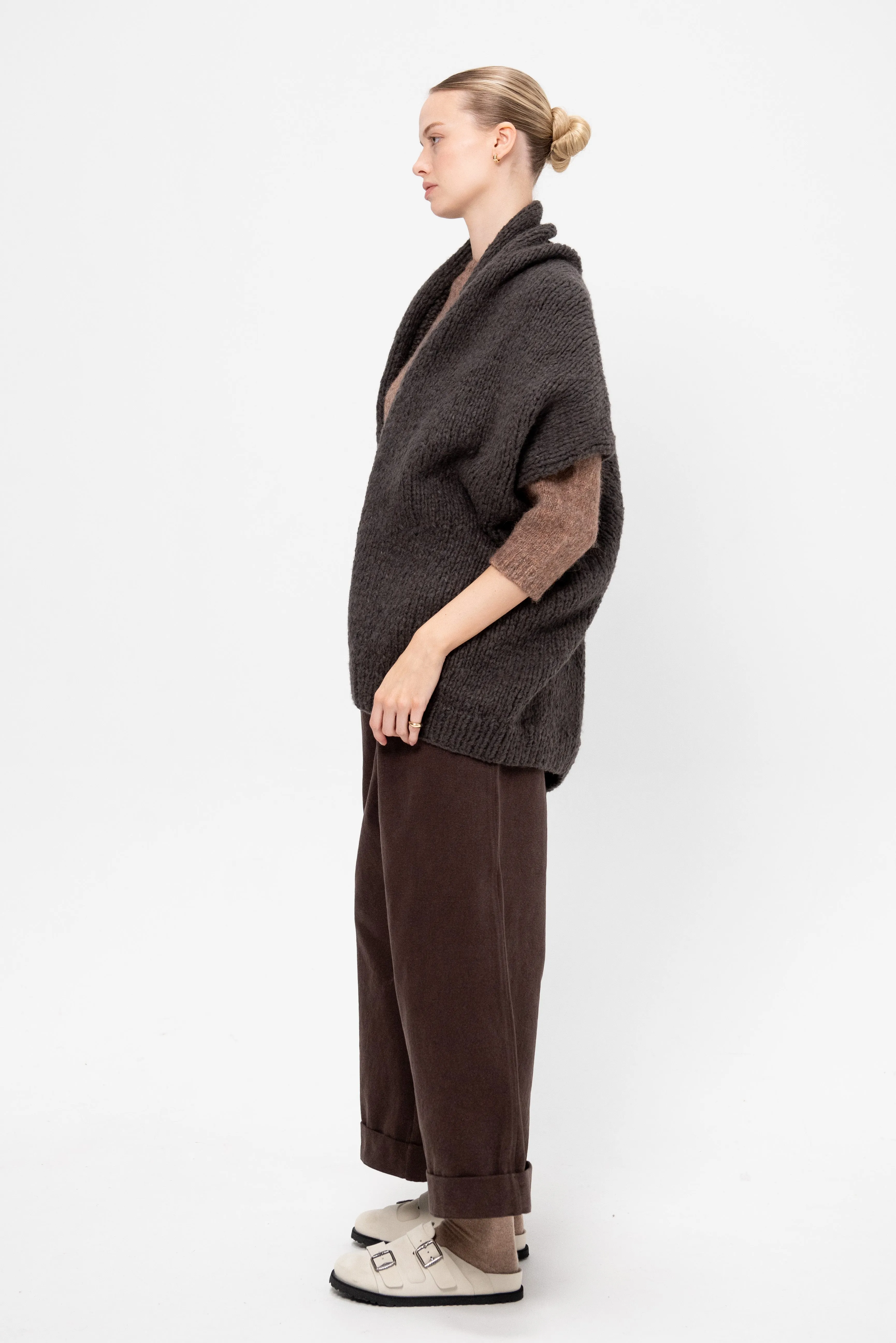 Handknit Cocoon, Coal sold by Kick Pleat product image thumbnail 5